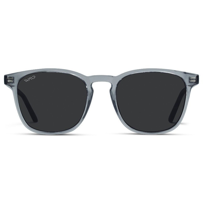 NICK Polarized Men's l Women's Sunglasses in Crystal Grey by WMP Eyewear - PUNCH Watch & Eyewear - WMP Eyewear