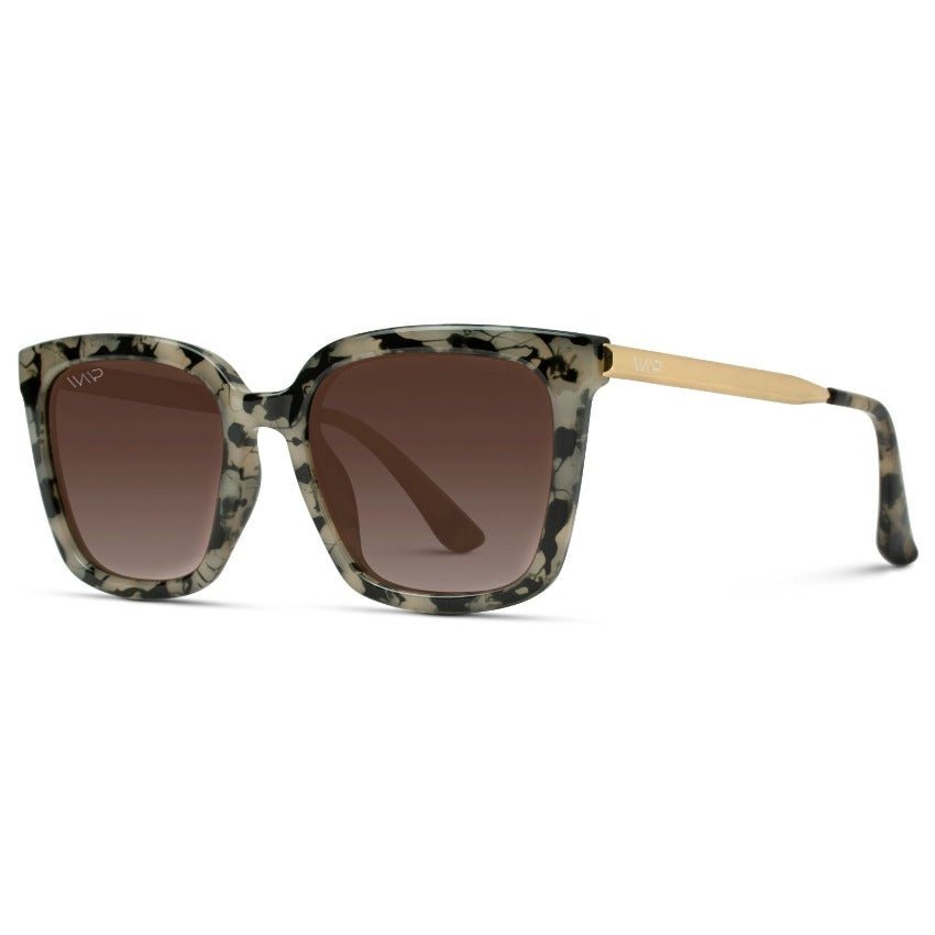 MADISON Oversized Women's Sunglasses in Beige Tortoise by WMP Eyewear - PUNCH Watch & Eyewear - WMP Eyewear