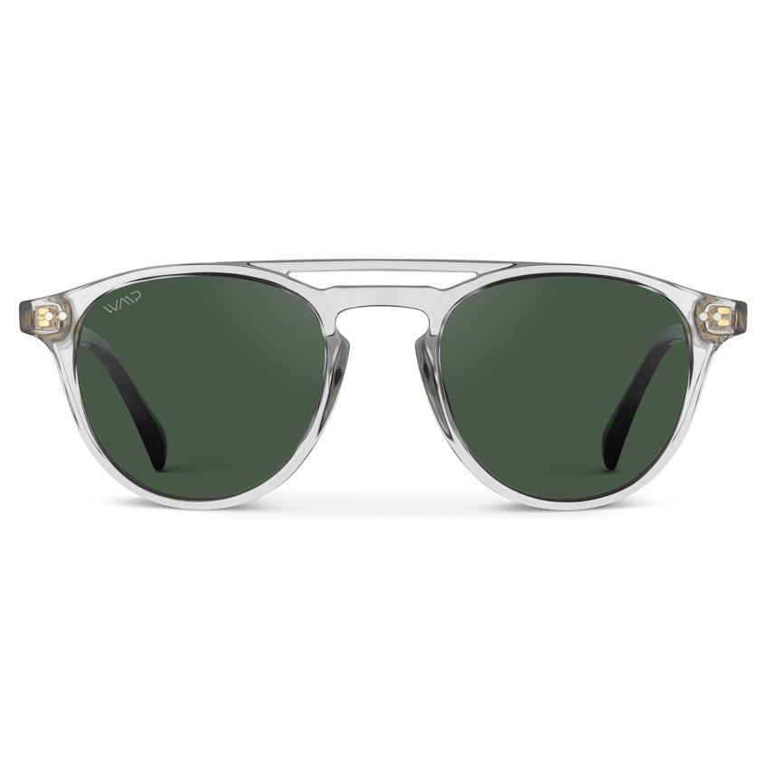 EASTON Men's Round Trendy Sunglasses in Clear Gloss by WMP Eyewear - PUNCH Watch & Eyewear - WMP Eyewear