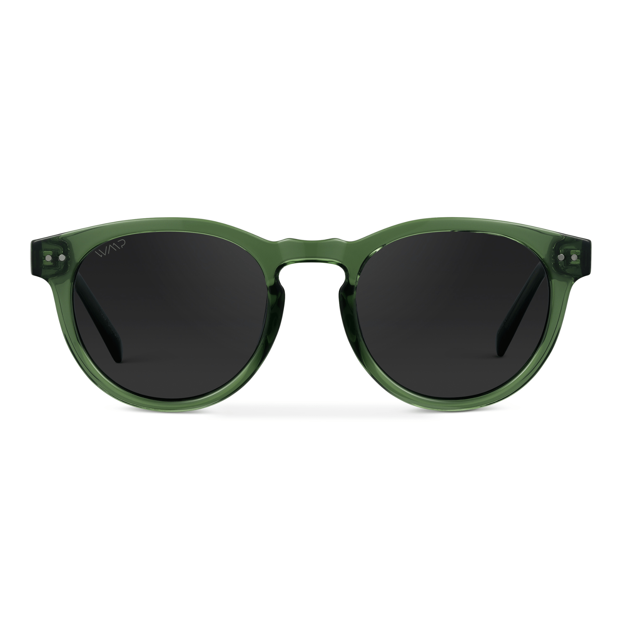 TATE Retro Round Unisex Sunglasses in Emerald Green by WMP Eyewear - PUNCH Watch & Eyewear - WMP Eyewear