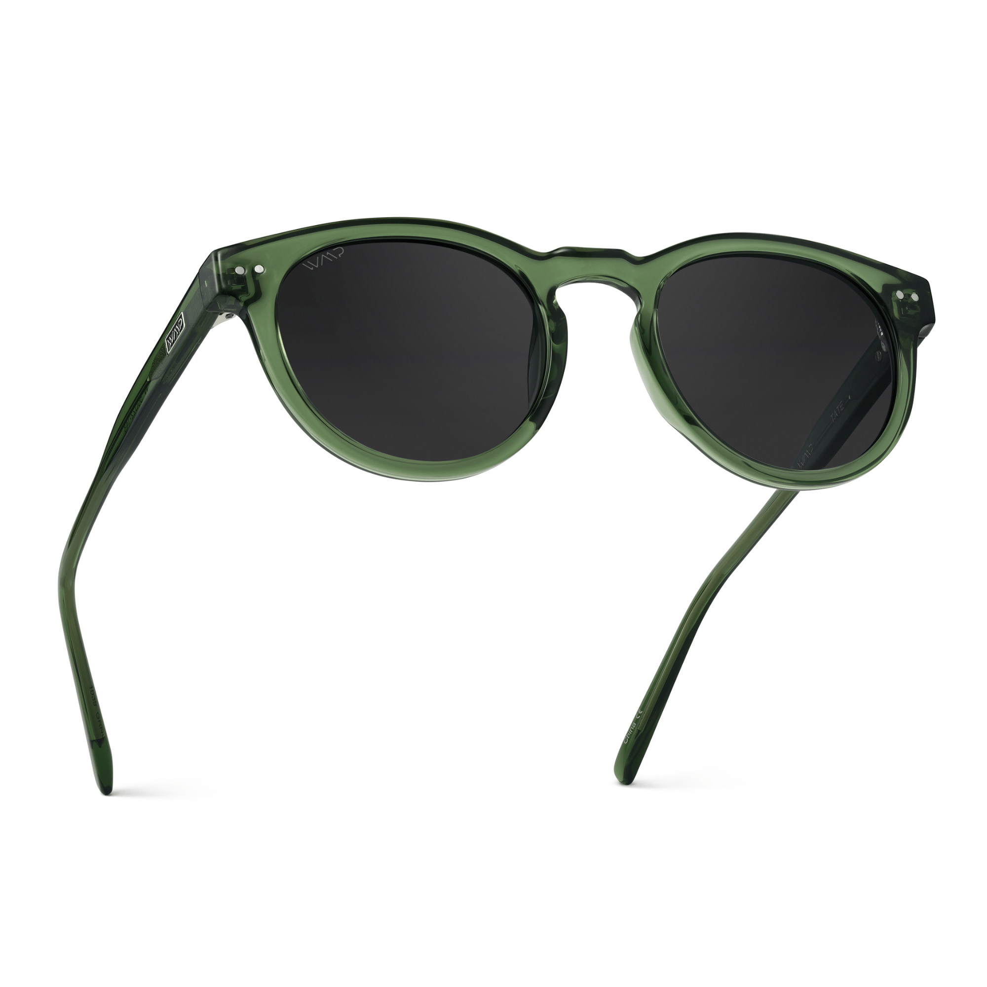 TATE Retro Round Unisex Sunglasses in Emerald Green by WMP Eyewear - PUNCH Watch & Eyewear - WMP Eyewear