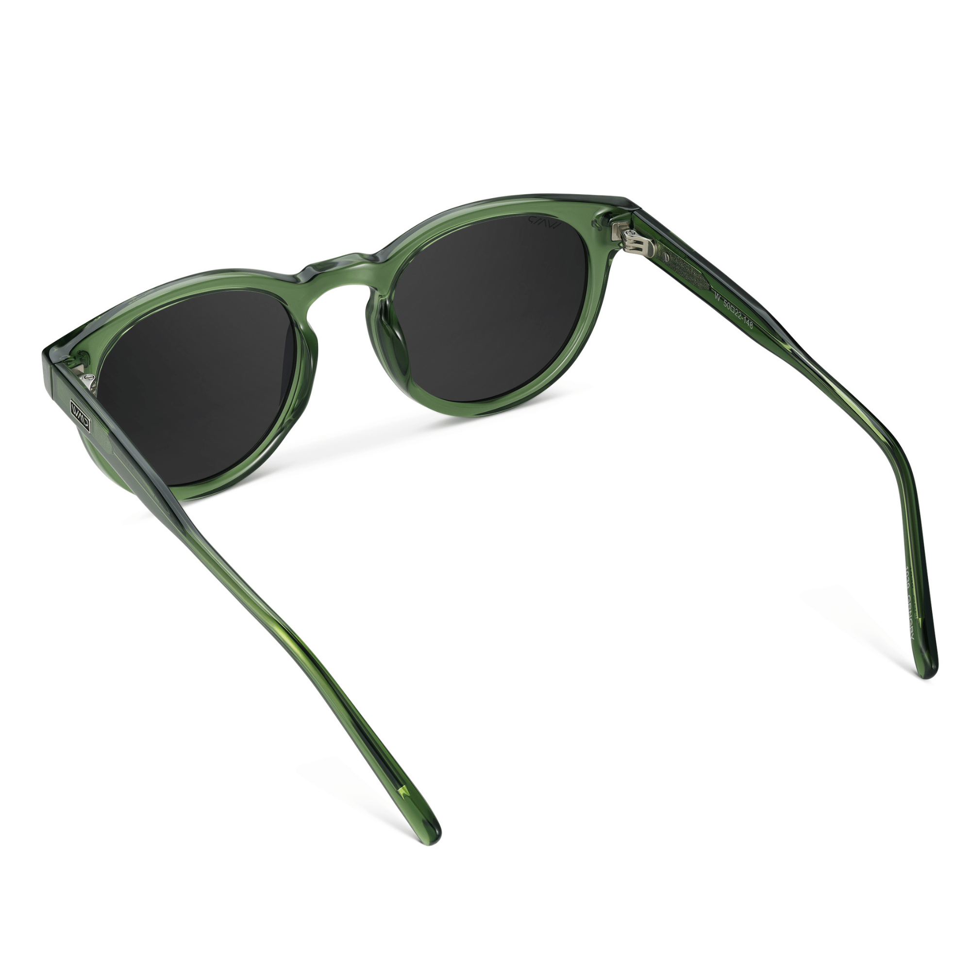 TATE Retro Round Unisex Sunglasses in Emerald Green by WMP Eyewear - PUNCH Watch & Eyewear - WMP Eyewear