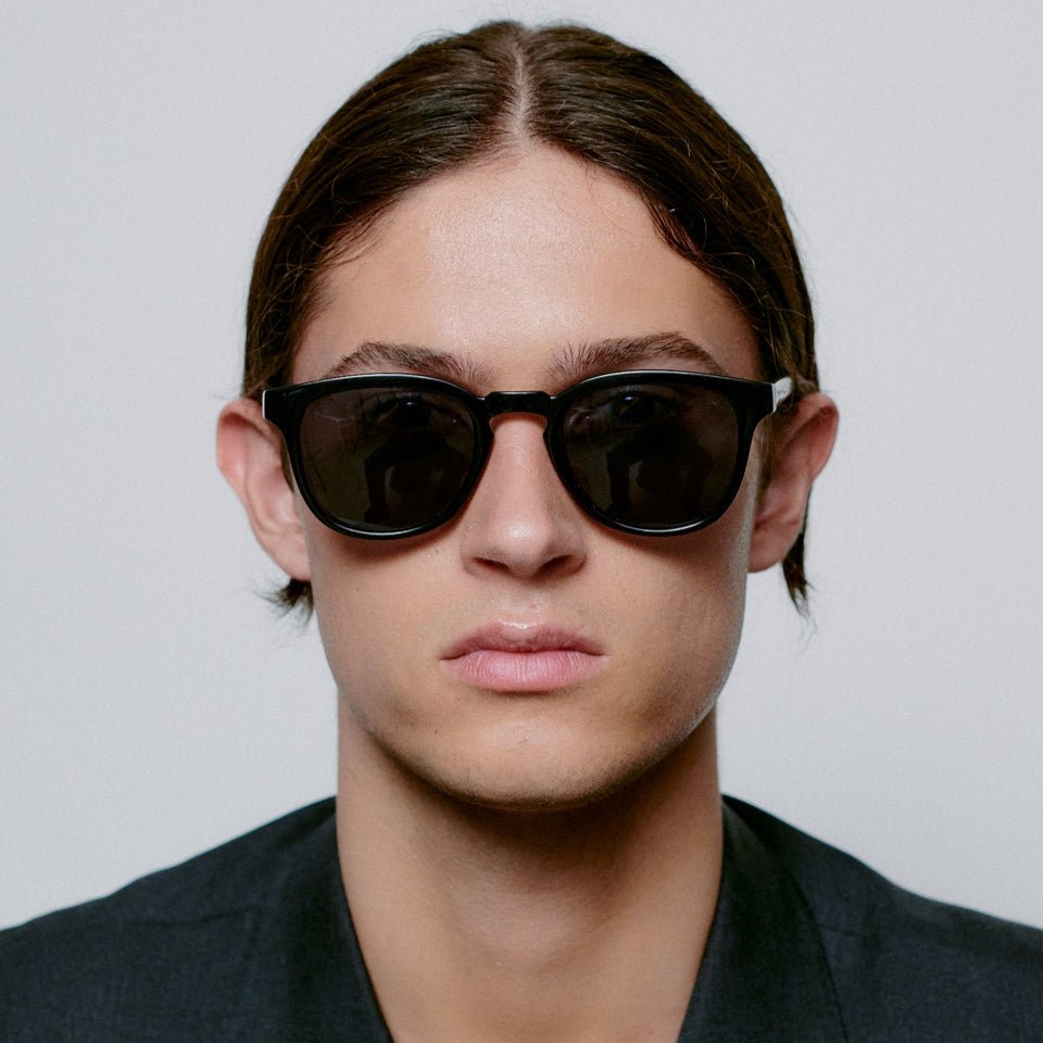 A.KJÆRBEDE (AKJAERBEDE) Bate Sunglasses | Black Square Frame - PUNCH Watch & Eyewear - A.KJÆRBEDE