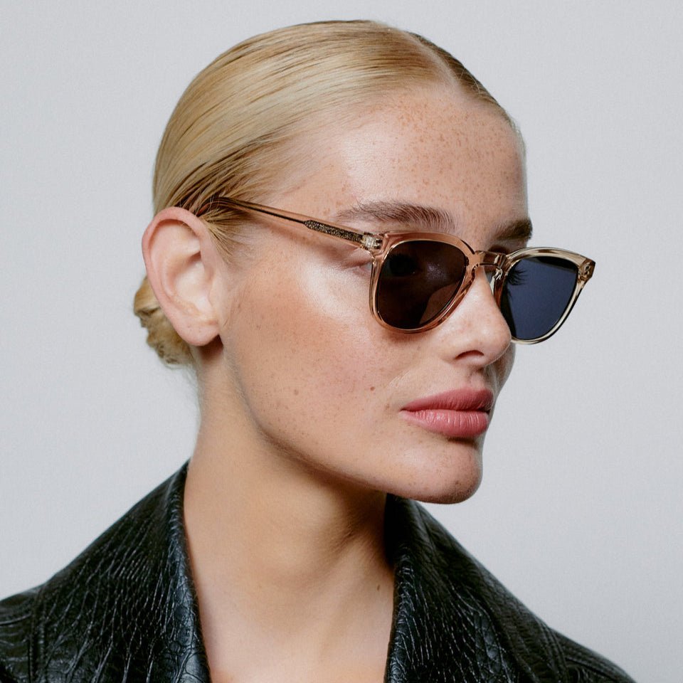 A.KJÆRBEDE (AKJAERBEDE) Bate Sunglasses | Champagne Square Frame - PUNCH Watch & Eyewear - A.KJÆRBEDE