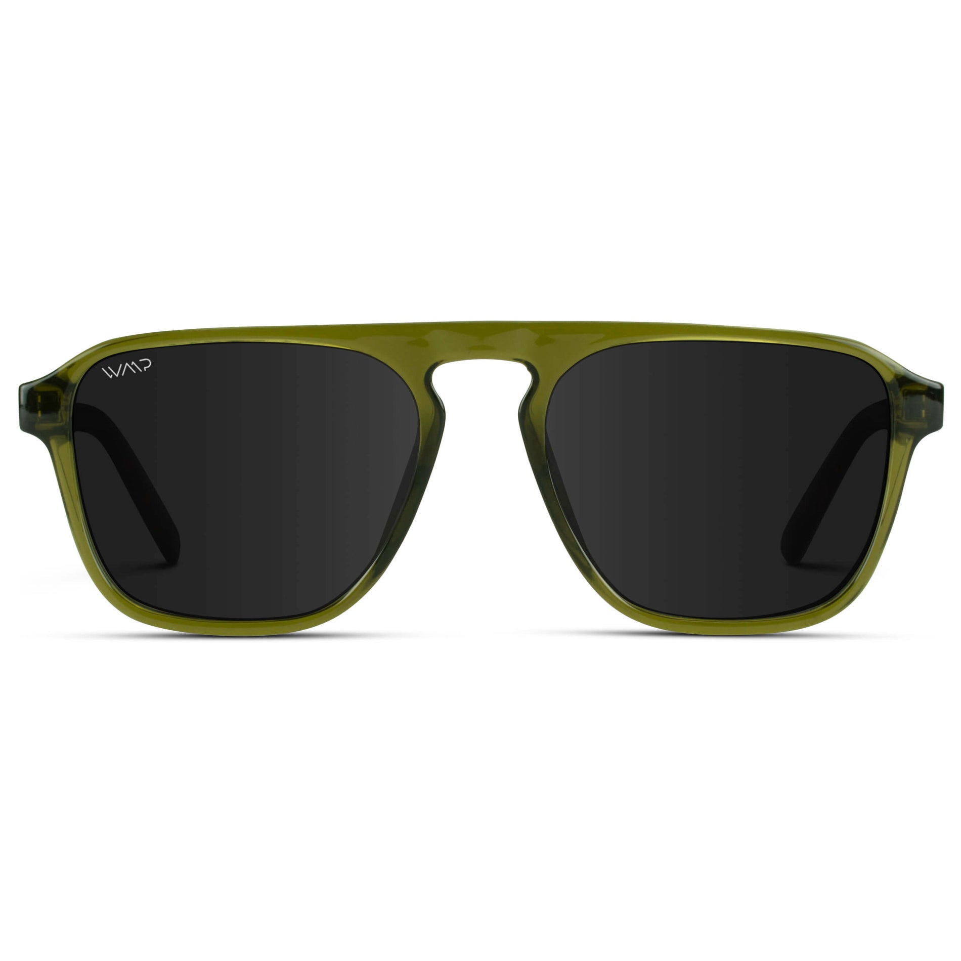 EMERSON Unisex Square Aviator Sunglasses in Saguaro Green by WMP Eyewear - PUNCH Watch & Eyewear - WMP Eyewear