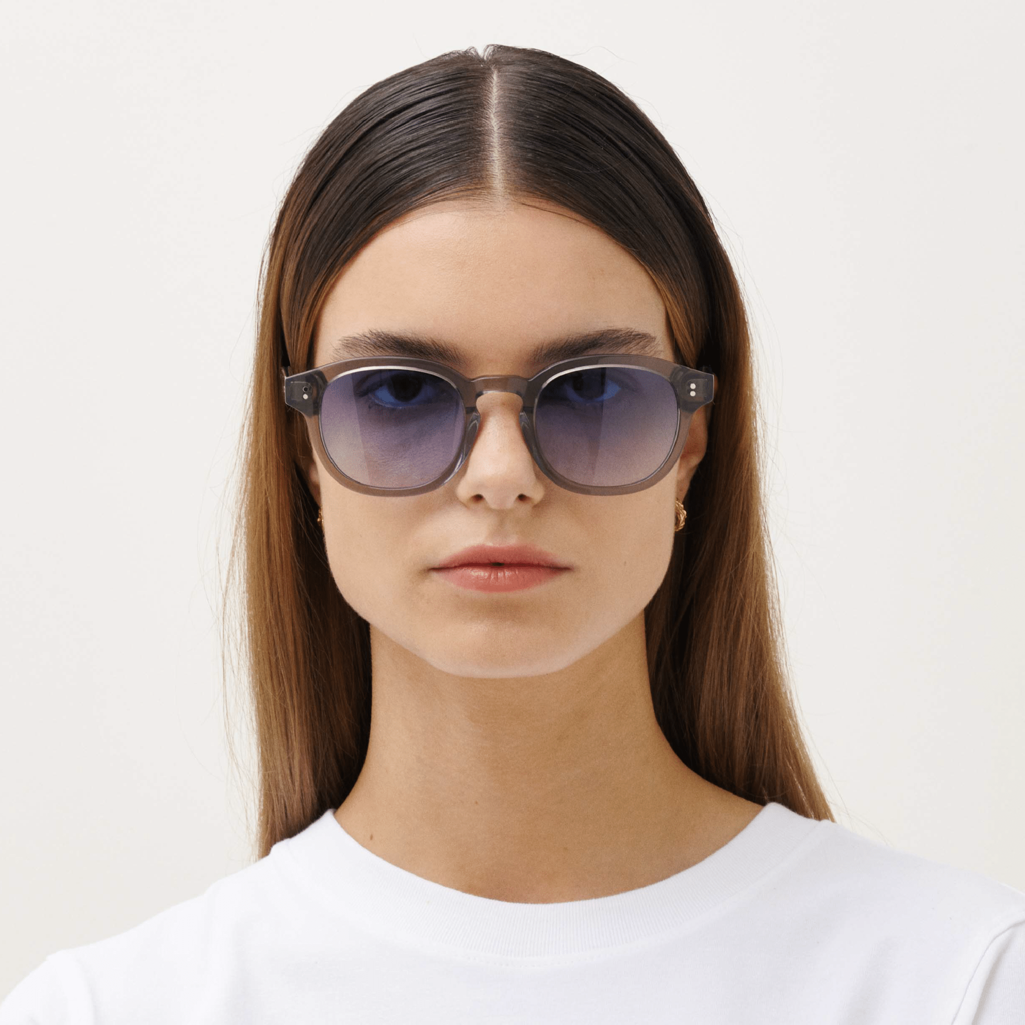 BILLE Grey Crystal Blue Sunglasses by Messy Weekend - PUNCH Watch & Eyewear - MESSY WEEKEND