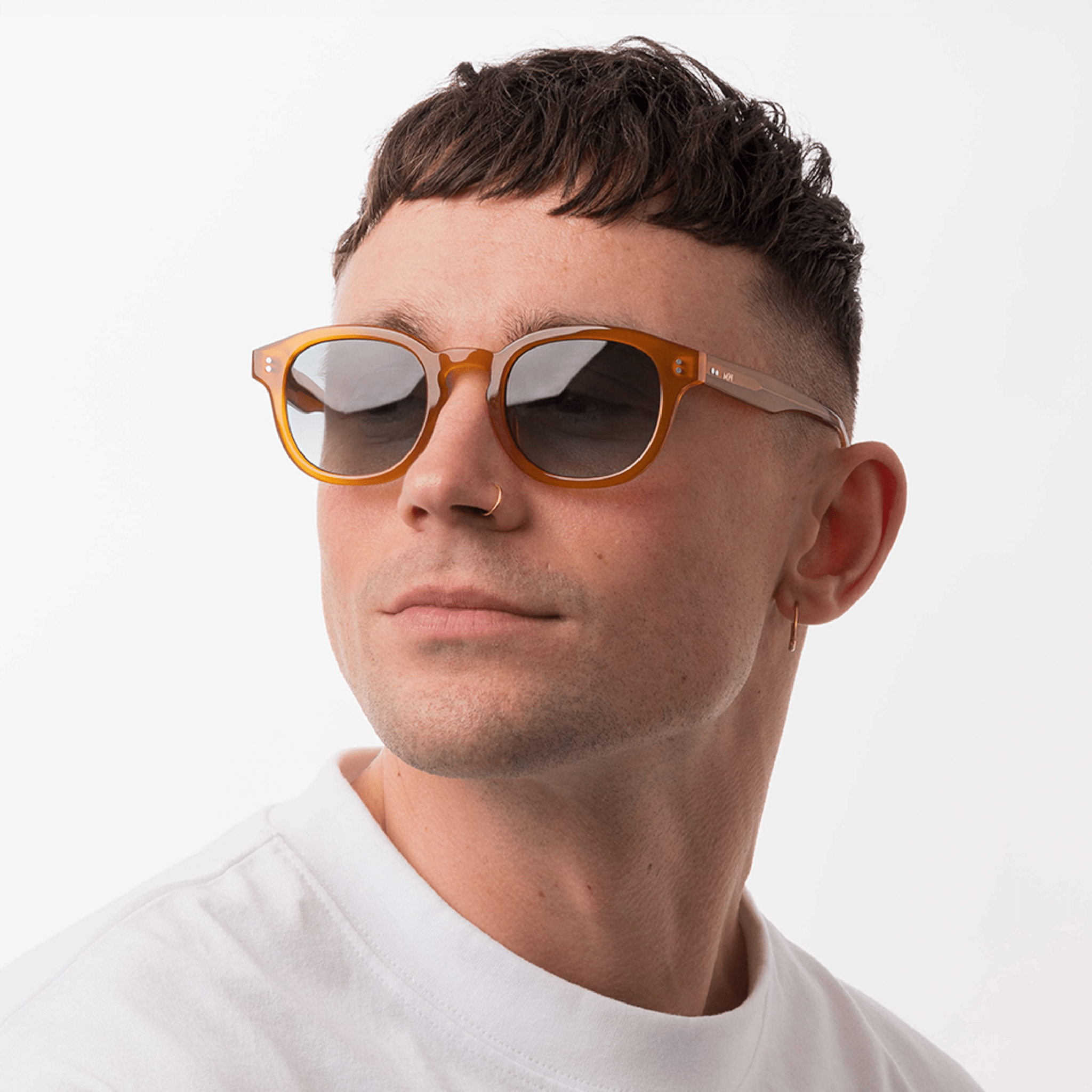 BILLE Amber Green Sunglasses by Messy Weekend - PUNCH Watch & Eyewear - MESSY WEEKEND