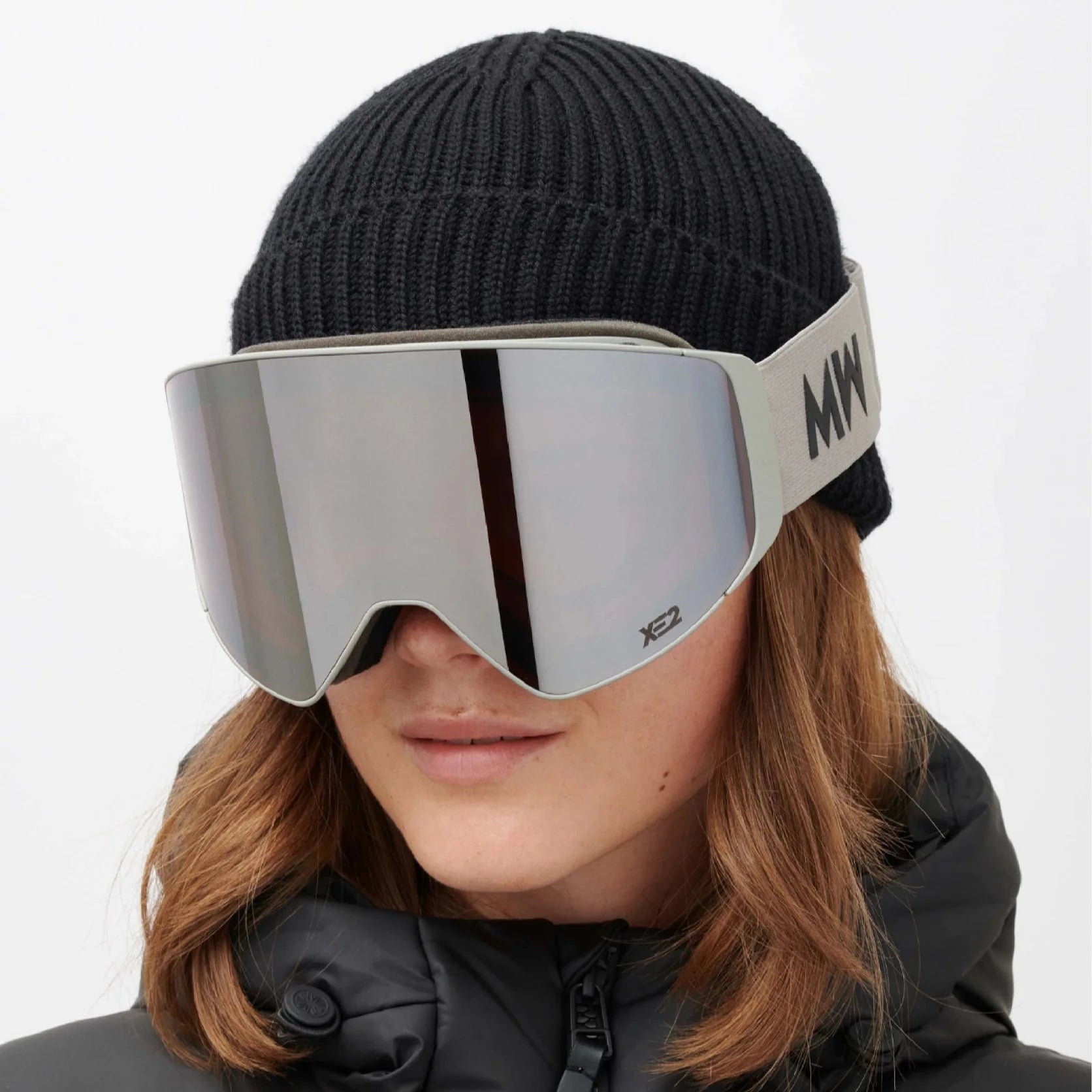 Messy Weekend Mirrored Ski Goggles, CLEAR XE2, Dual Layered UV400, Light Grey - PUNCH Watch & Eyewear - MESSY WEEKEND