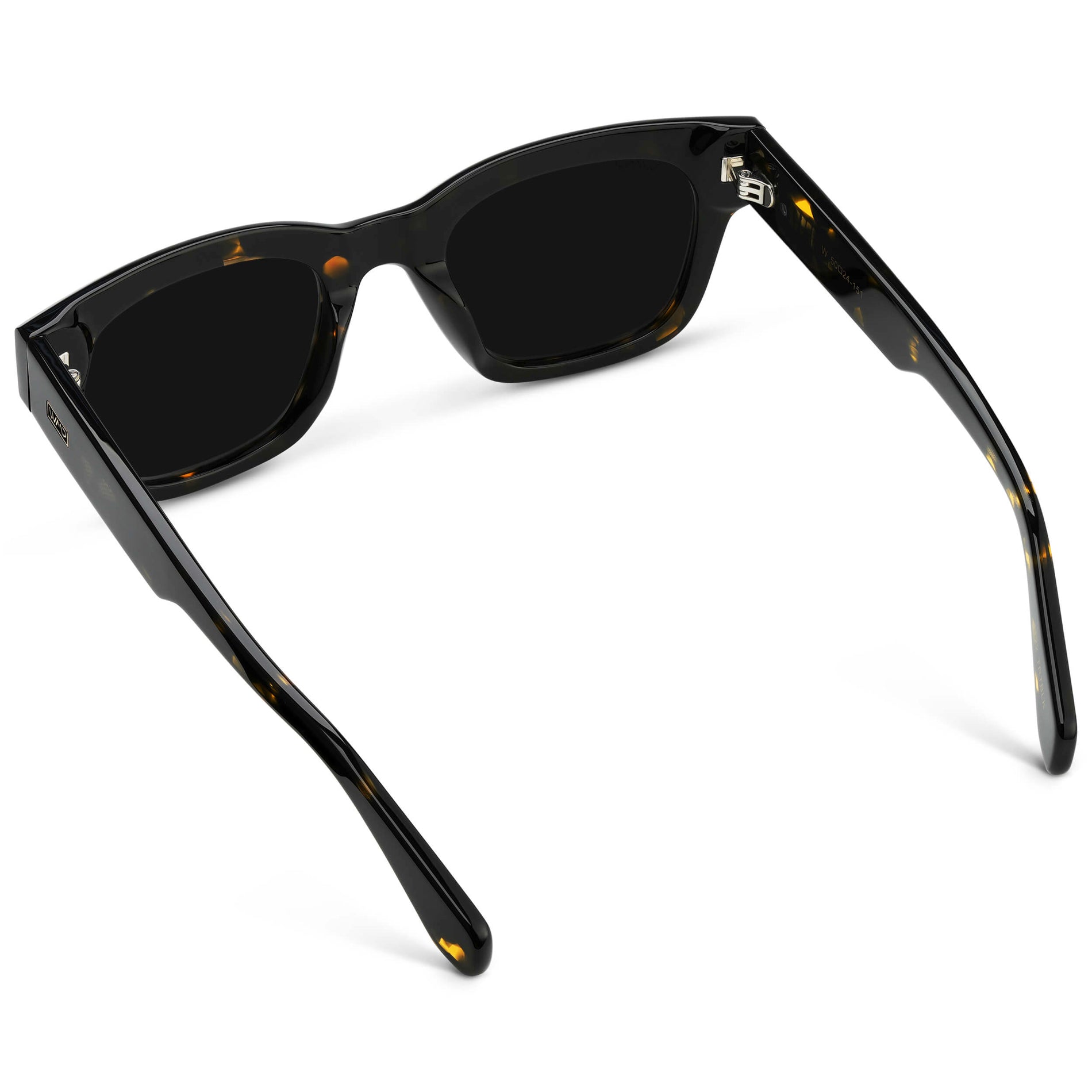 CLINT Men's Oversized Rectangular Sunglasses in Obsidian Gold Tortoise by WMP Eyewear - PUNCH Watch & Eyewear - WMP Eyewear