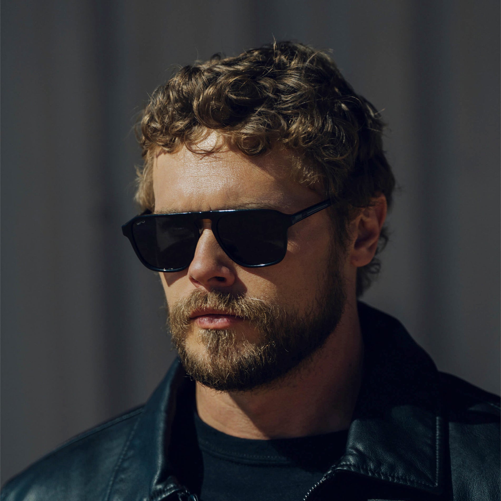 EMERSON Unisex Square Aviator Sunglasses in Triple Black by WMP Eyewear - PUNCH Watch & Eyewear - WMP Eyewear