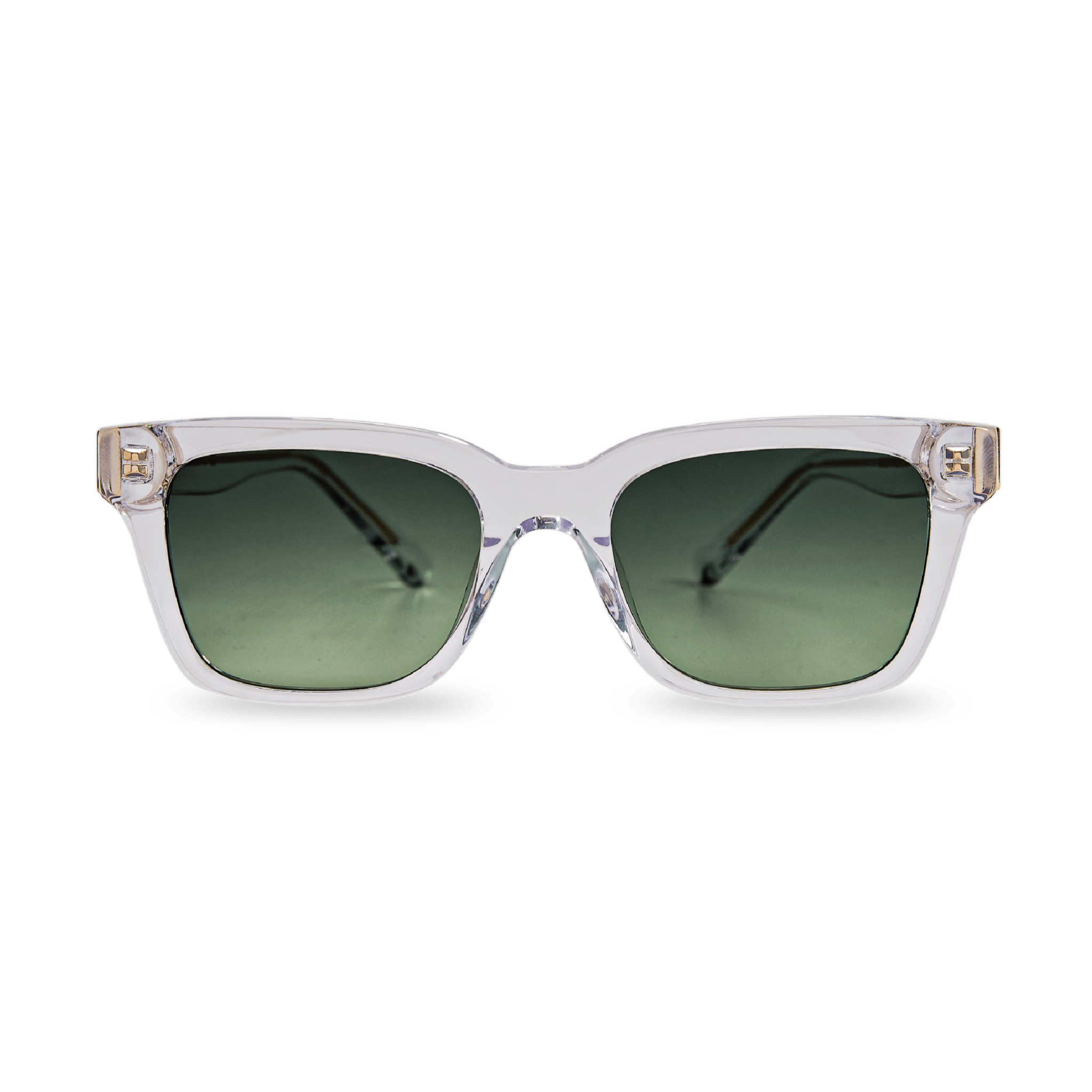DEAN Rectangular Crystal Green Sunglasses by Messy Weekend - PUNCH Watch & Eyewear - MESSY WEEKEND