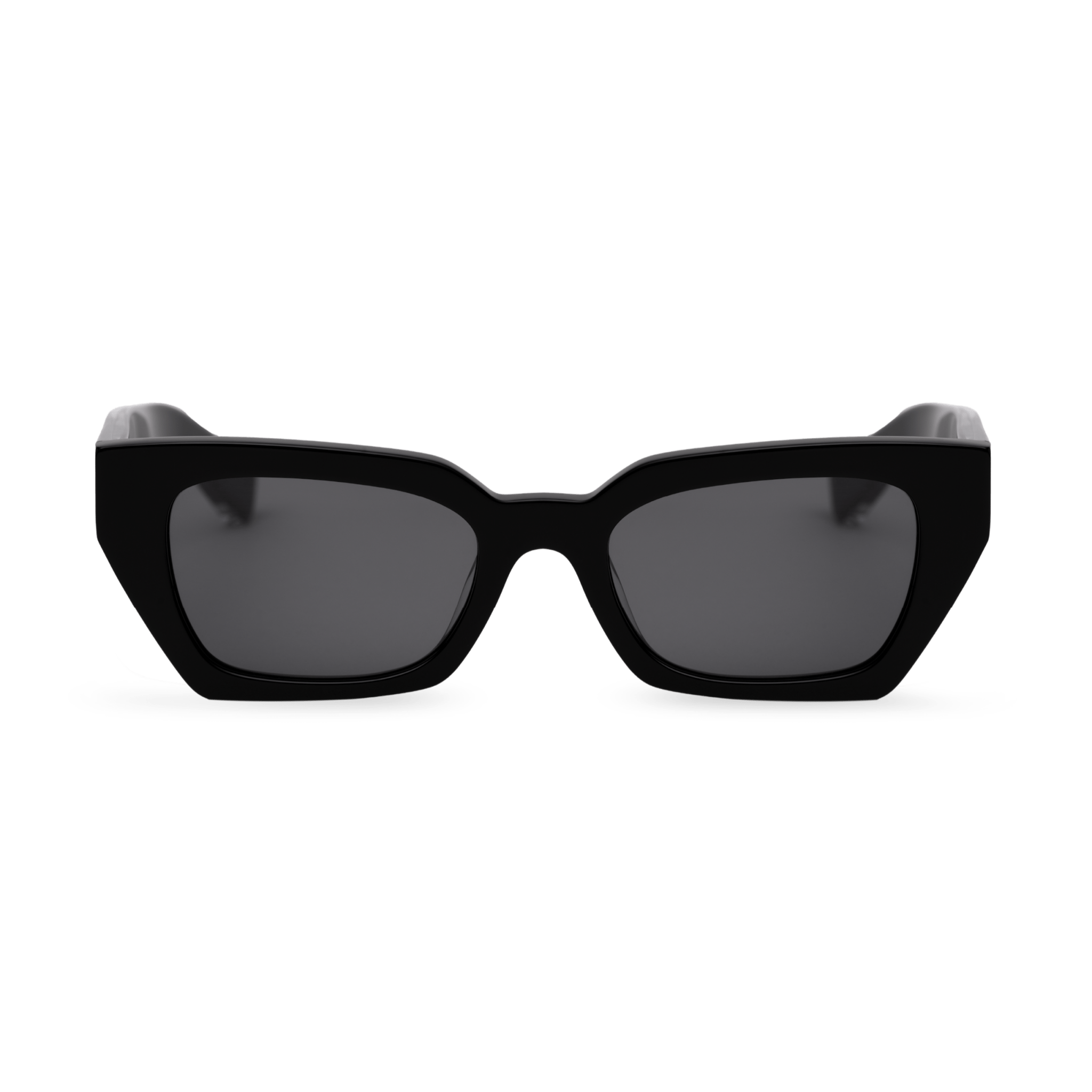 LUNA Bold Square Black Sunglasses by Messy Weekend - PUNCH Watch & Eyewear - MESSY WEEKEND