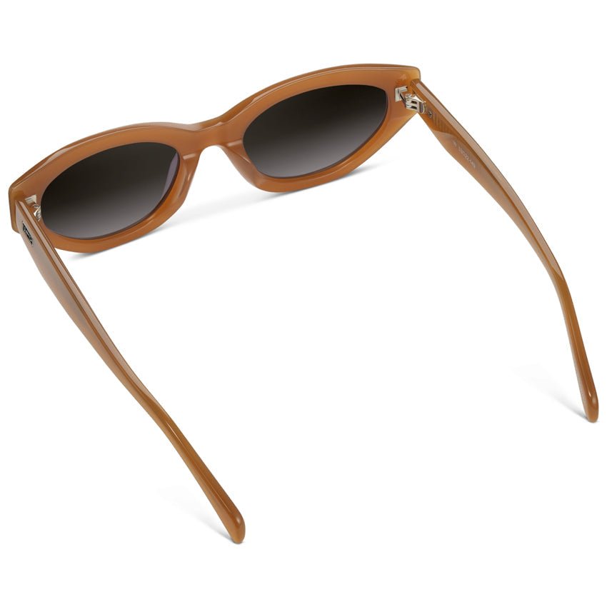 LORETTA Women's Cat - Eye Sunglasses Retro Thick Frame Toffee Brown by WMP Eyewear - PUNCH Watch & Eyewear - WMP Eyewear