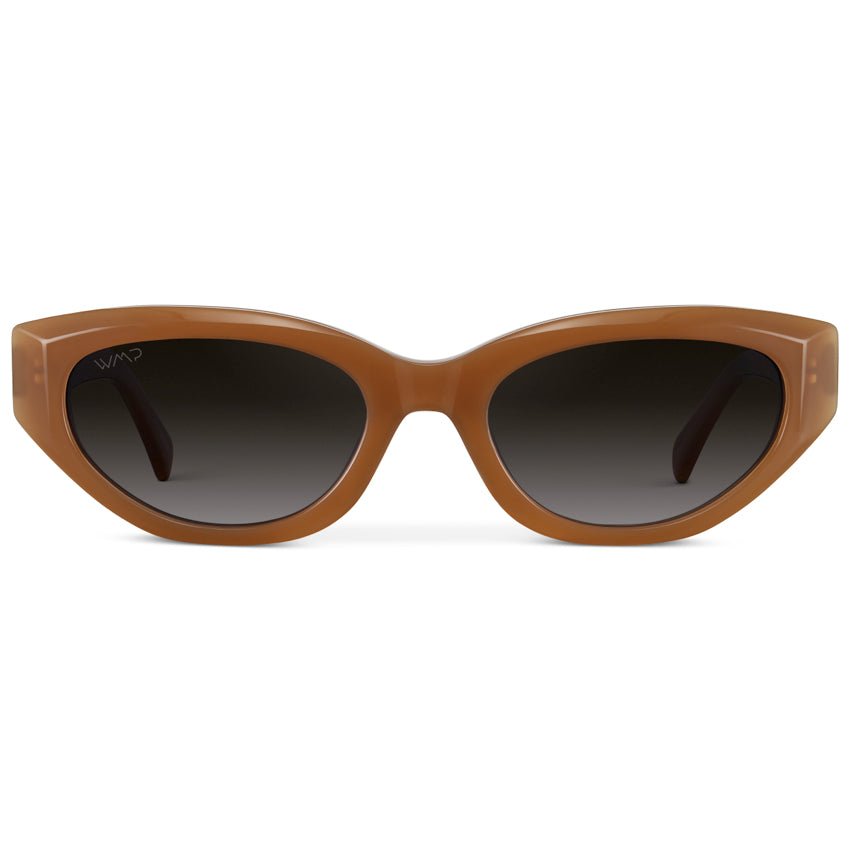 LORETTA Women's Cat - Eye Sunglasses Retro Thick Frame Toffee Brown by WMP Eyewear - PUNCH Watch & Eyewear - WMP Eyewear