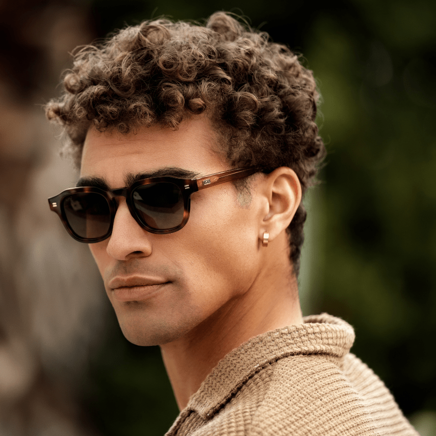 NELSON Retro Thick Framed Polarized Men's Sunglasses in Havana Tortoise by WMP Eyewear - PUNCH Watch & Eyewear - WMP Eyewear