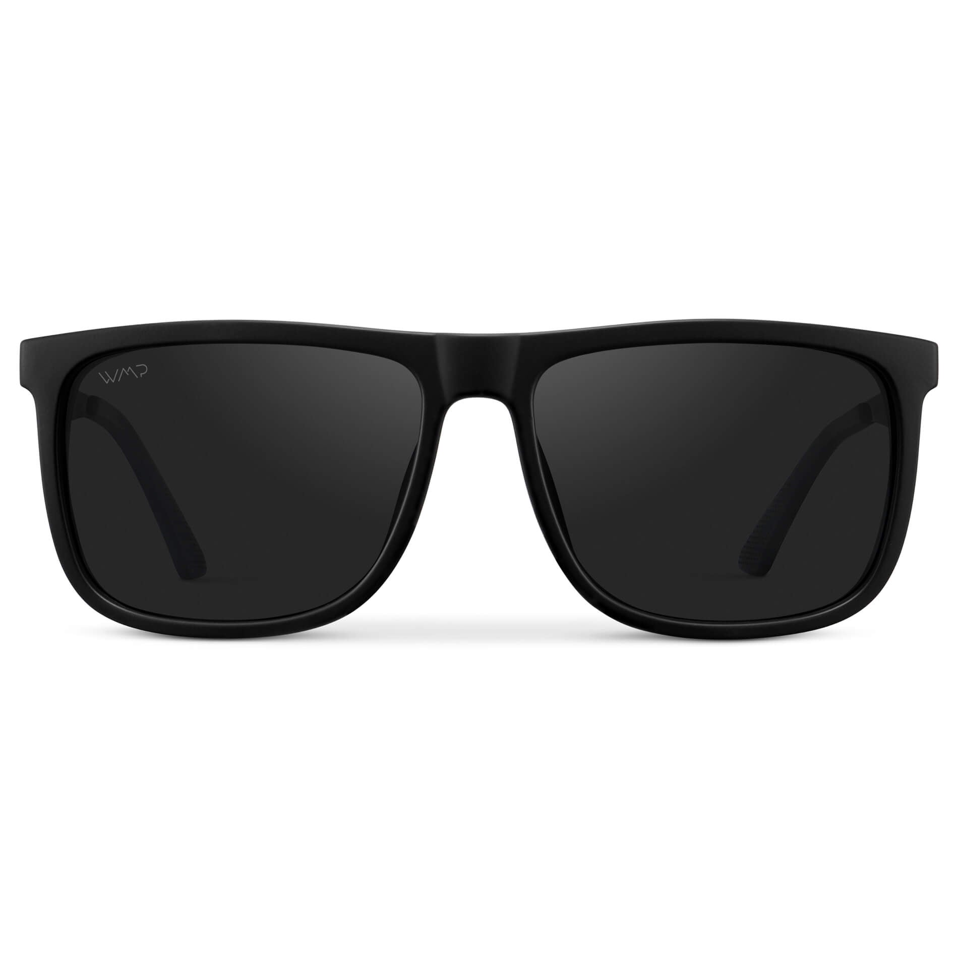 WMP Eyewear JACOB Men's Rectangular Sunglasses Black