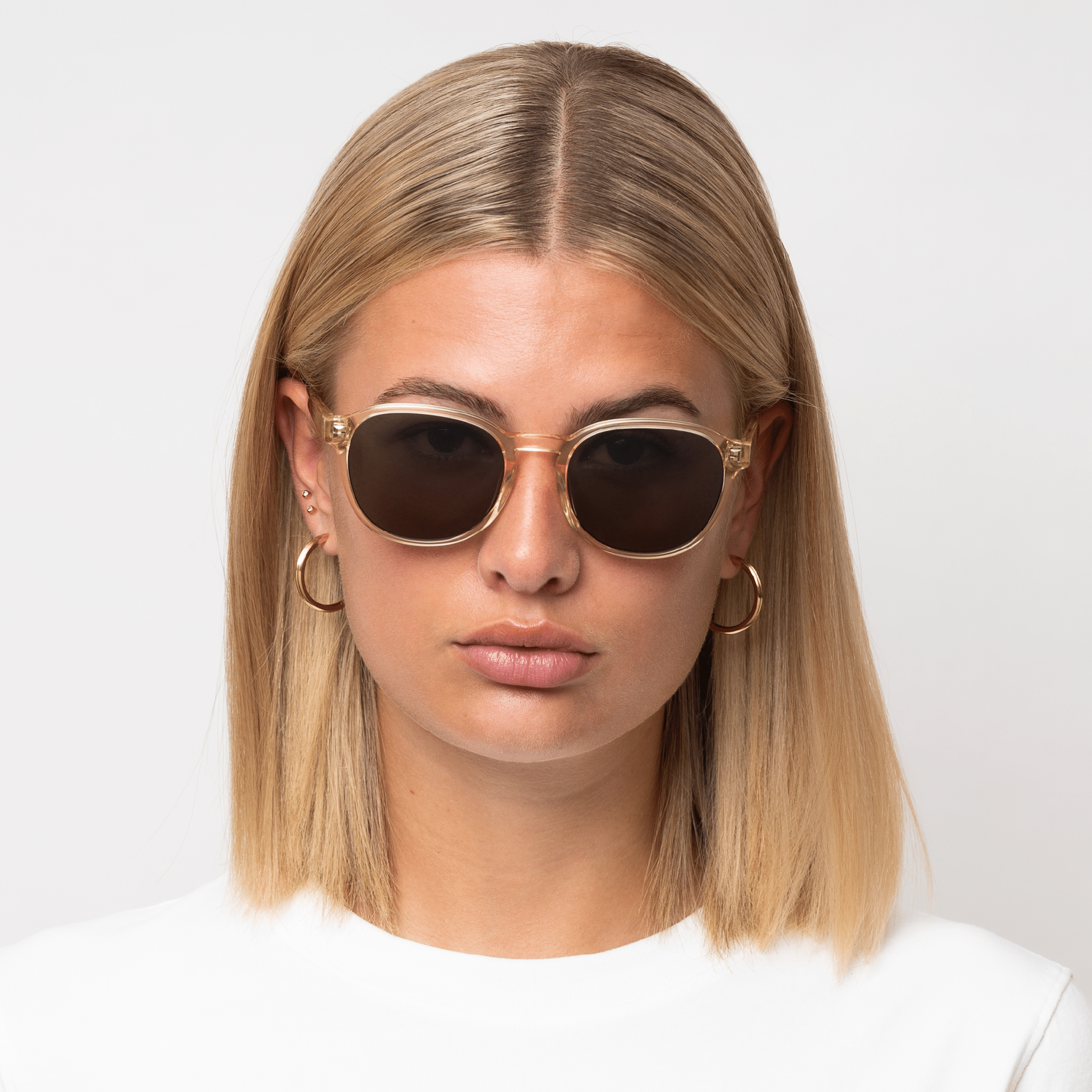 RYAN Champagne Green Sunglasses by Messy Weekend - PUNCH Watch & Eyewear - MESSY WEEKEND