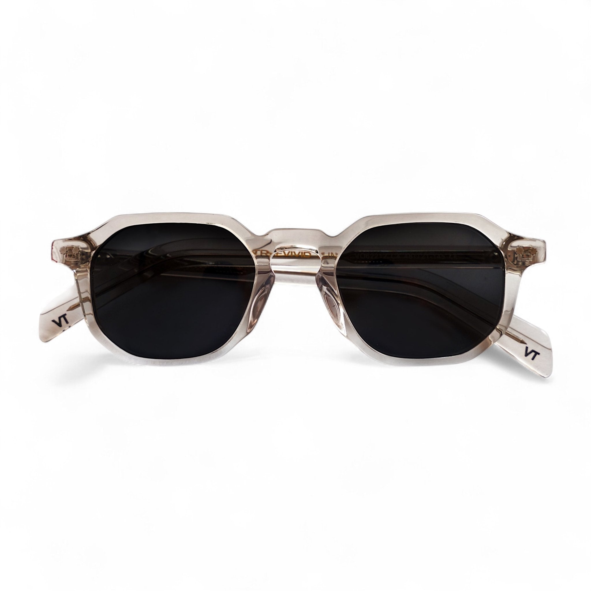 RUNE Crystal Hexagonal Polarised Sunglasses, Grey Lens by TrueVivid - PUNCH Watch & Eyewear - TRUEVIVID