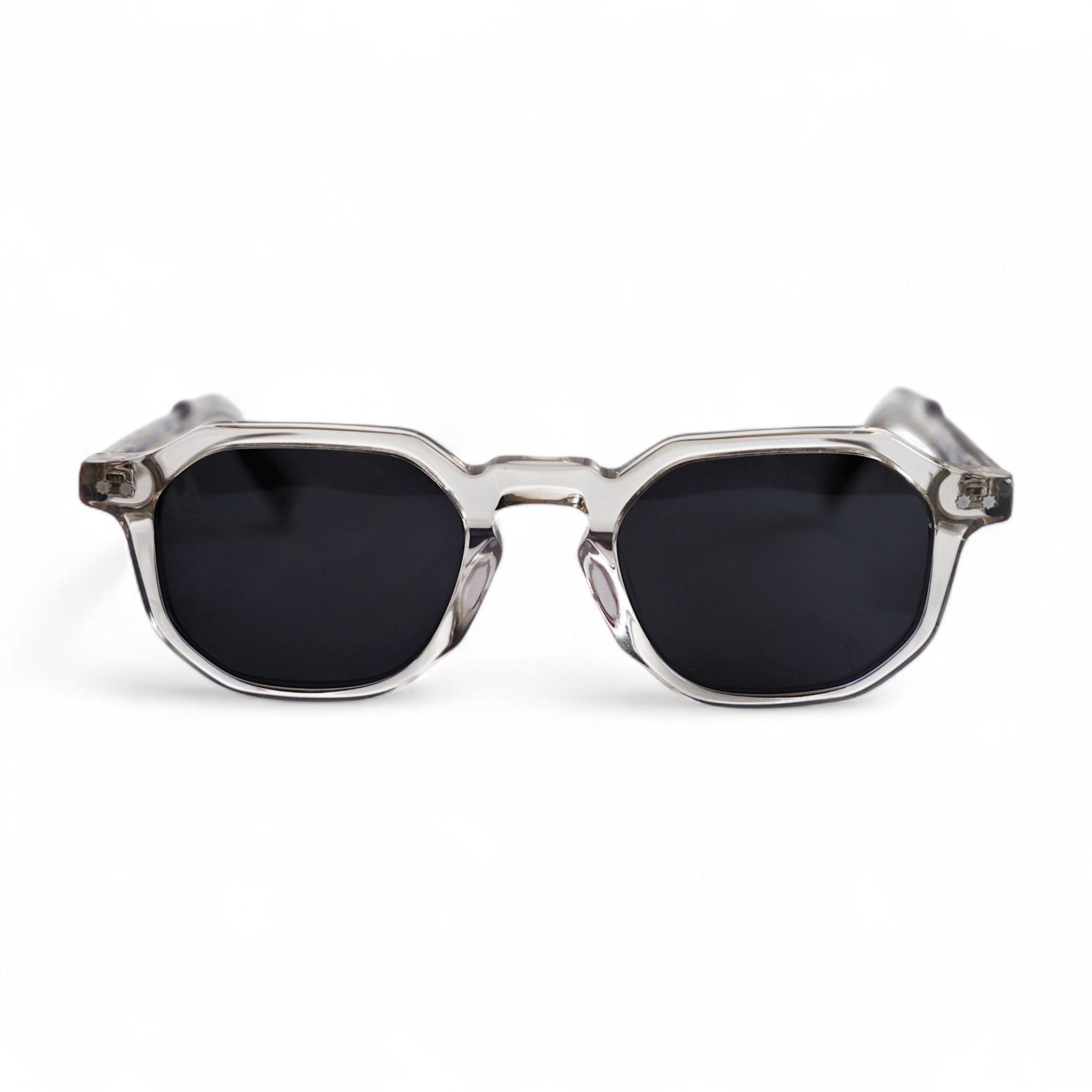 RUNE Crystal Hexagonal Polarised Sunglasses, Grey Lens by TrueVivid - PUNCH Watch & Eyewear - TRUEVIVID