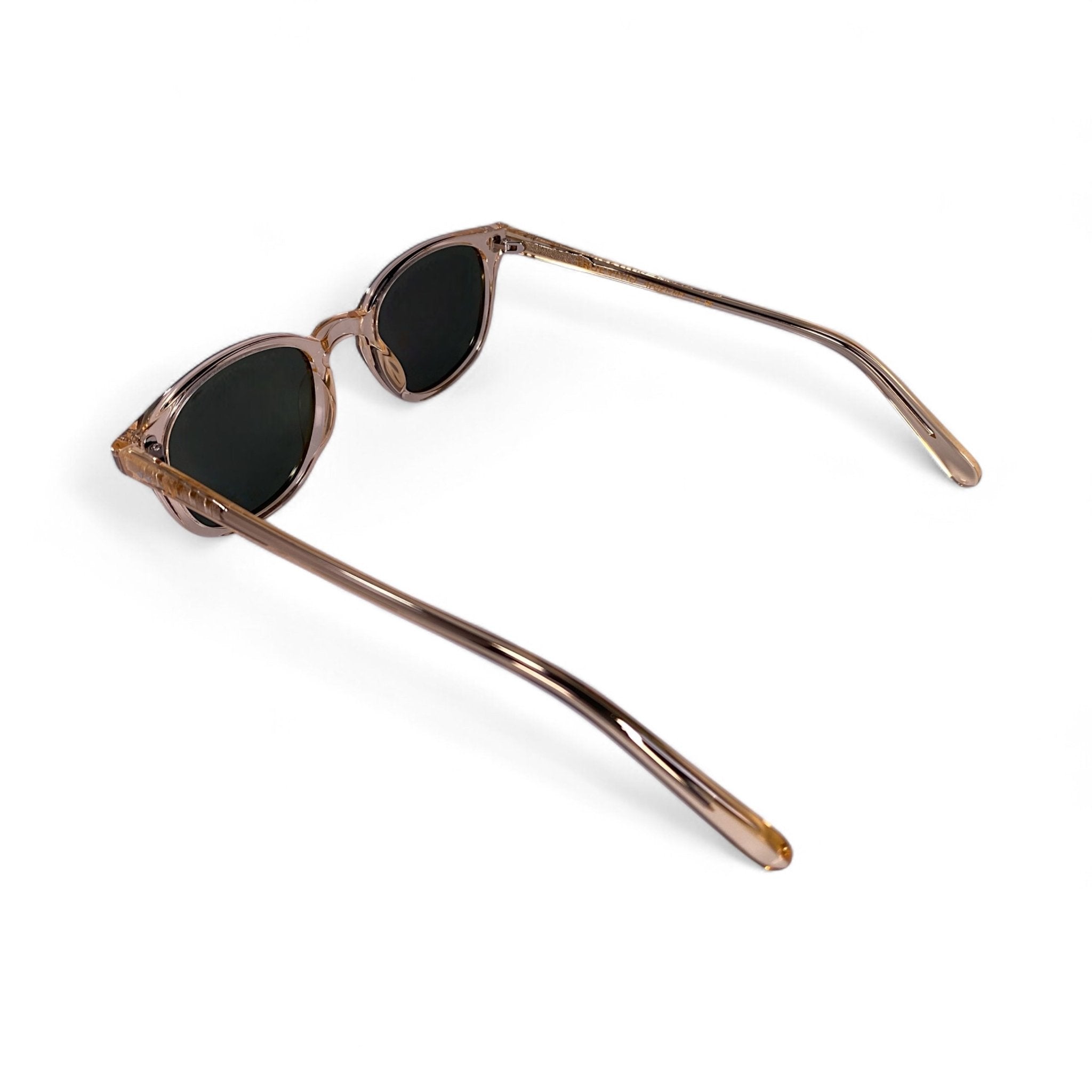 ZAYA Wayfarer Polarised Sunglasses in Champagne, Green Lens by TrueVivid - PUNCH Watch & Eyewear - TRUEVIVID