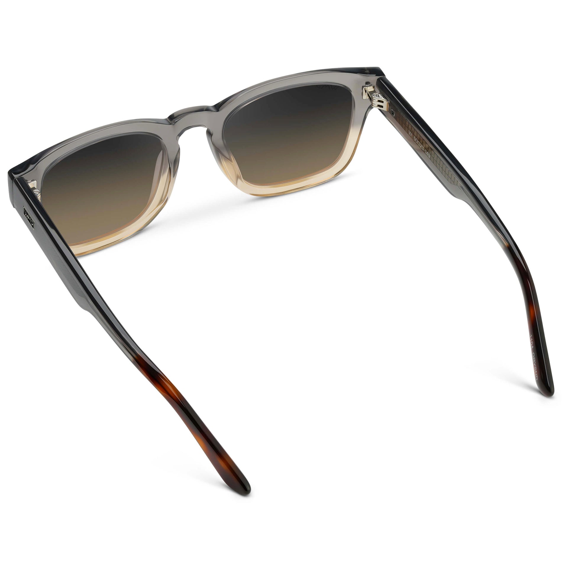 WAYNE Men's Bold Rectangular Sunglasses in Graphite Grey by WMP Eyewear - PUNCH Watch & Eyewear - WMP Eyewear