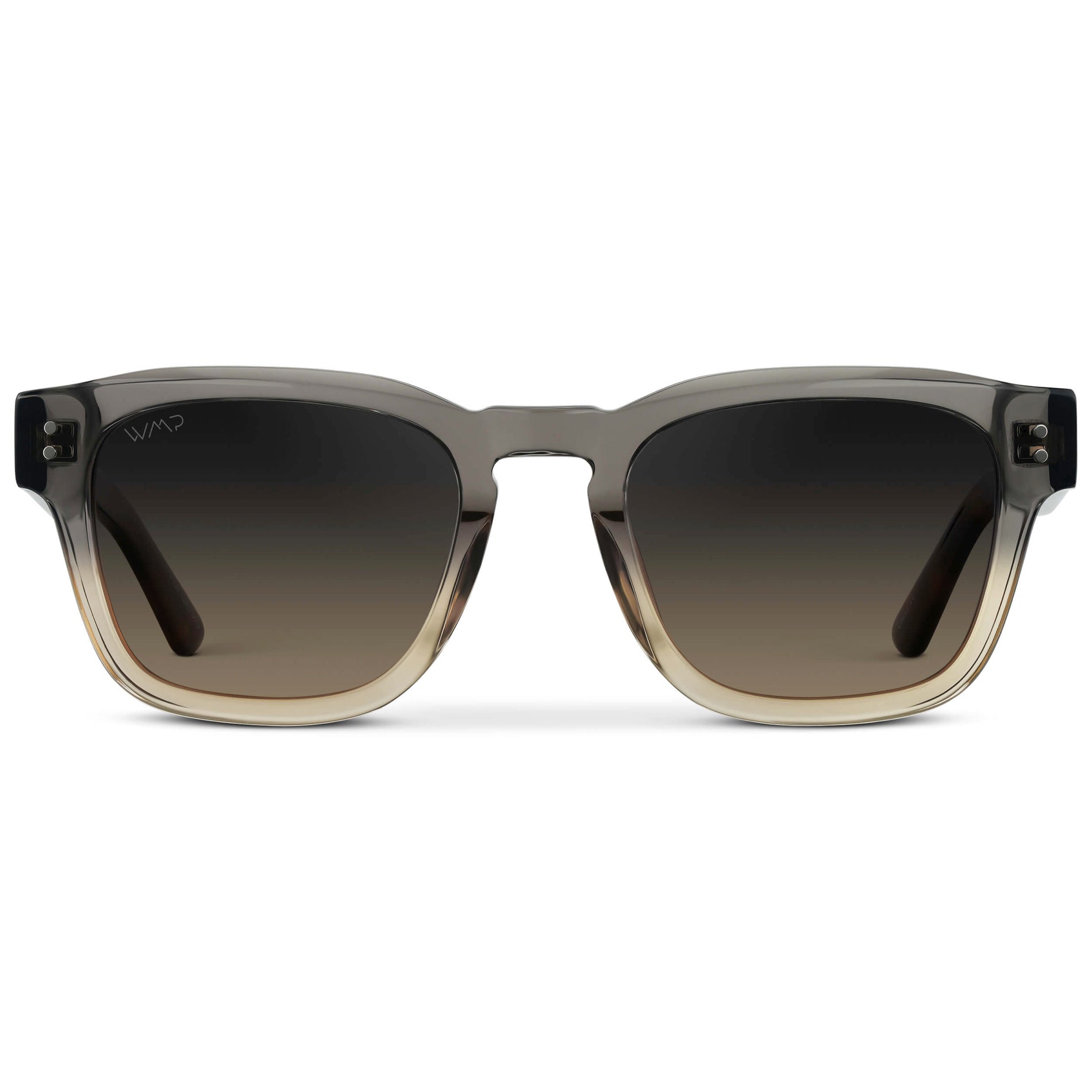 WAYNE Men's Bold Rectangular Sunglasses in Graphite Grey by WMP Eyewear - PUNCH Watch & Eyewear - WMP Eyewear