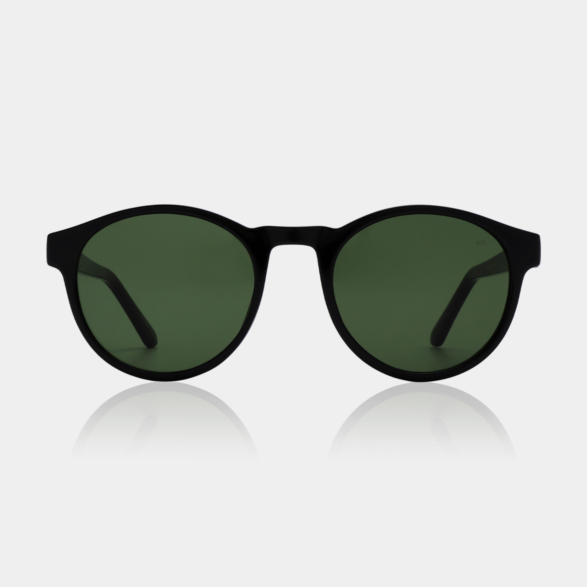 A.KJÆRBEDE (AKJAERBEDE) Marvin Sunglasses | Black Round Frame - PUNCH Watch & Eyewear - A.KJÆRBEDE