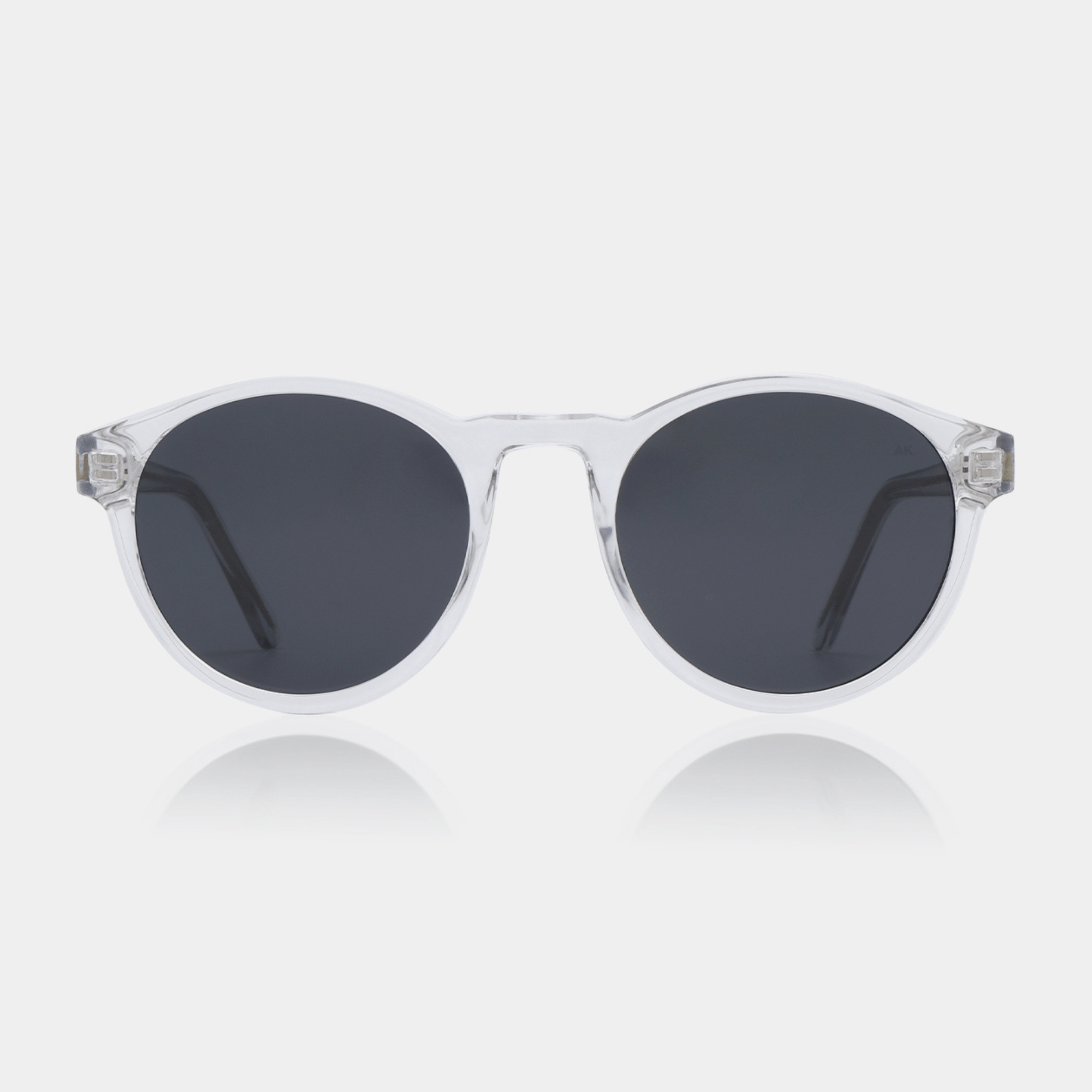 A.KJÆRBEDE (AKJAERBEDE) Marvin Sunglasses | Crystal Round Frame - PUNCH Watch & Eyewear - A.KJÆRBEDE