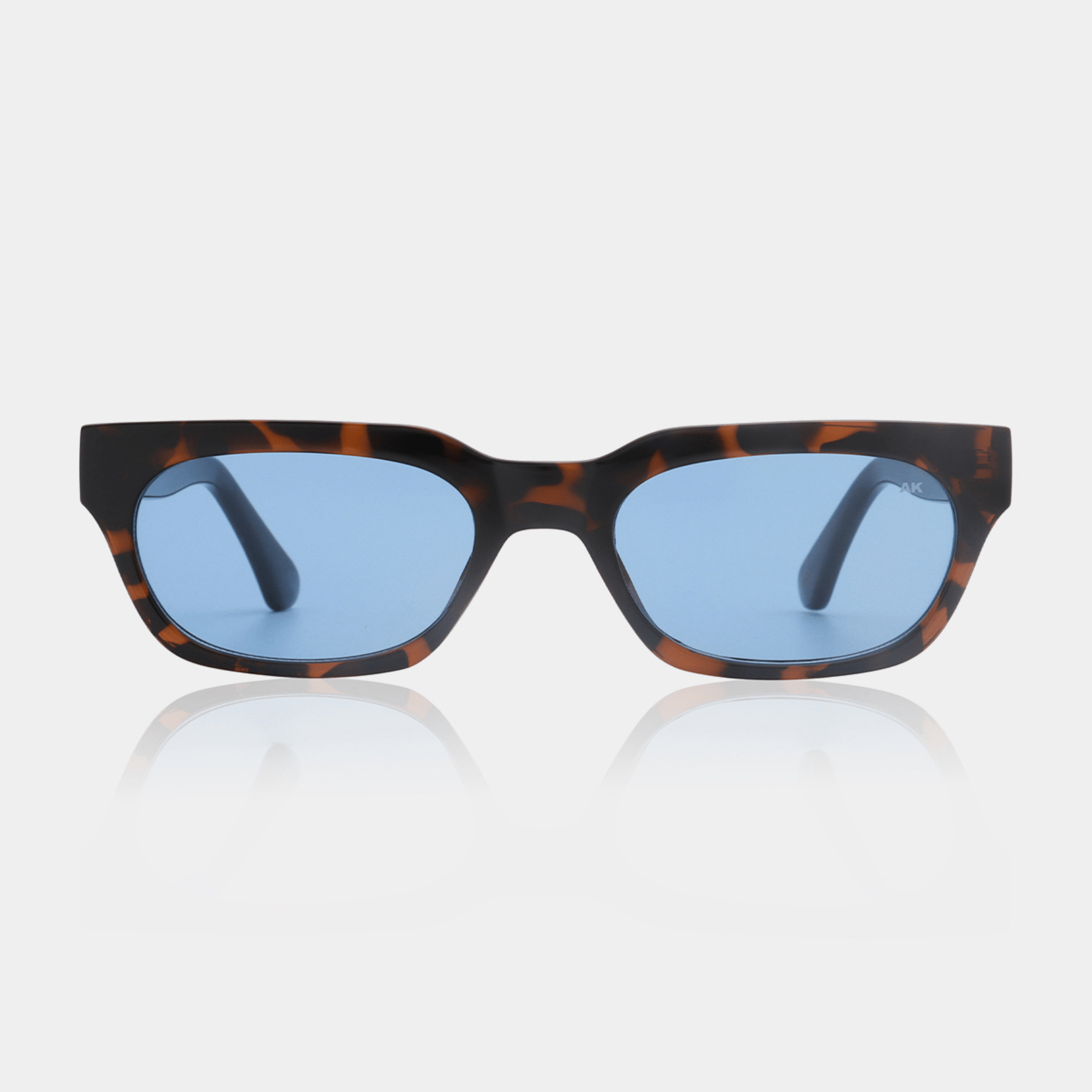 A.KJÆRBEDE BROR Sunglasses l Demi Tortoise, Blue Lens - PUNCH Watch & Eyewear - A.KJÆRBEDE