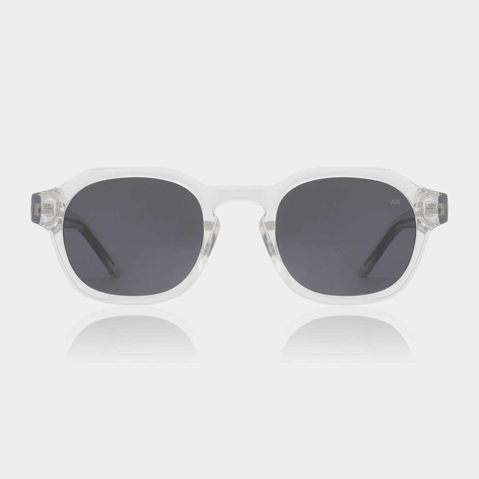 A.KJÆRBEDE (AKJAERBEDE) Zan Sunglasses | Crystal Frame, Grey Lens - PUNCH Watch & Eyewear - A.KJÆRBEDE