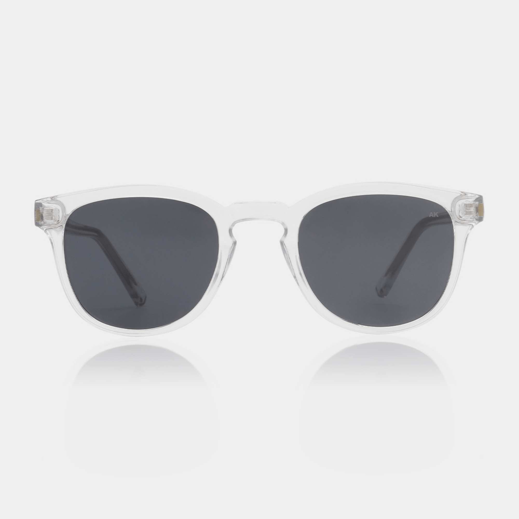 A.KJÆRBEDE (AKJAERBEDE) Bate Sunglasses | Crystal Transparent Square Frame - PUNCH Watch & Eyewear - A.KJÆRBEDE
