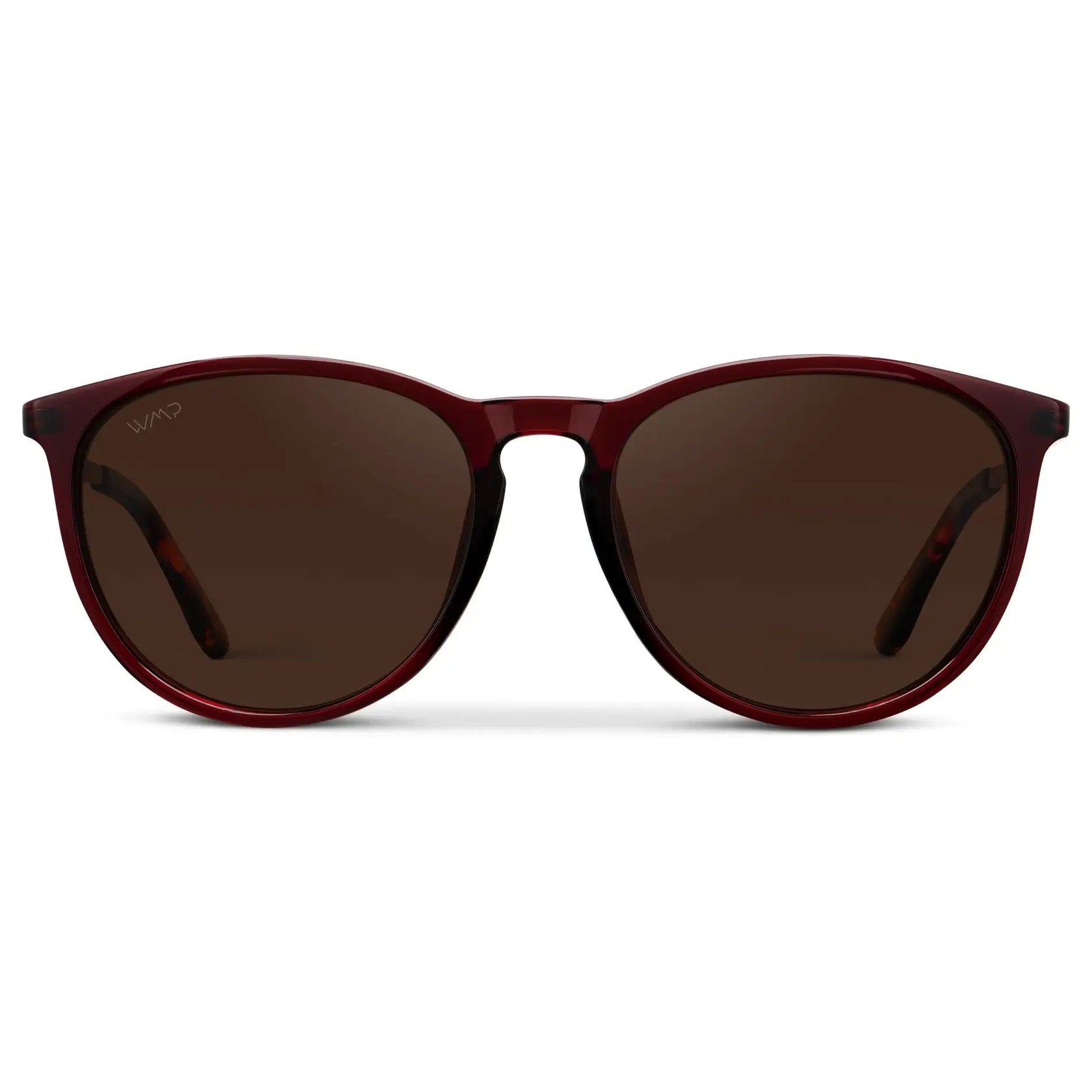 DREW Round Polarised Women's Sunglasses in Cherry Red/Gold by WMP Eyewear - PUNCH Watch & Eyewear - WMP Eyewear