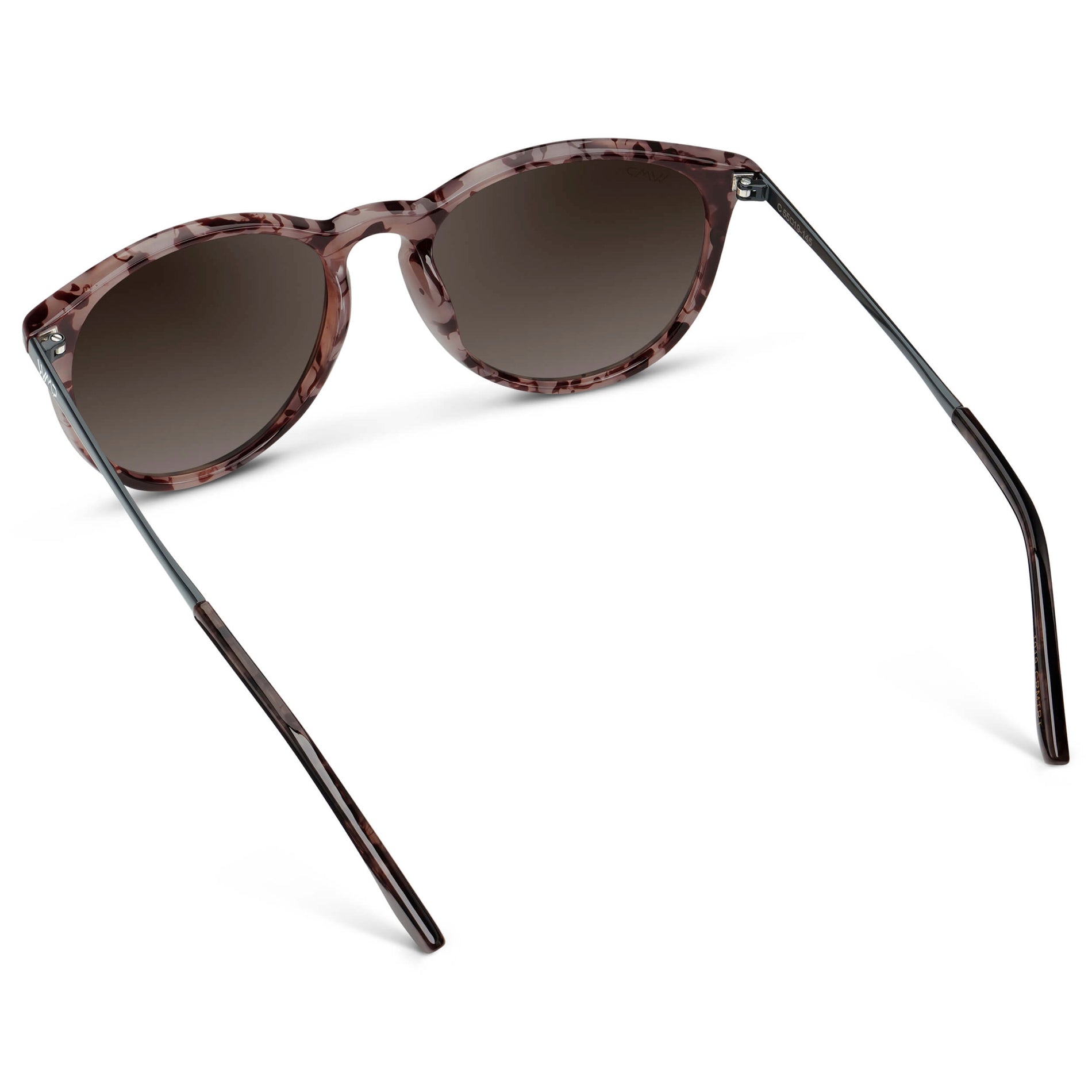 DREW Round Polarized Women's Sunglasses in Blush Pink Tortoise by WMP Eyewear - PUNCH Watch & Eyewear - WMP Eyewear