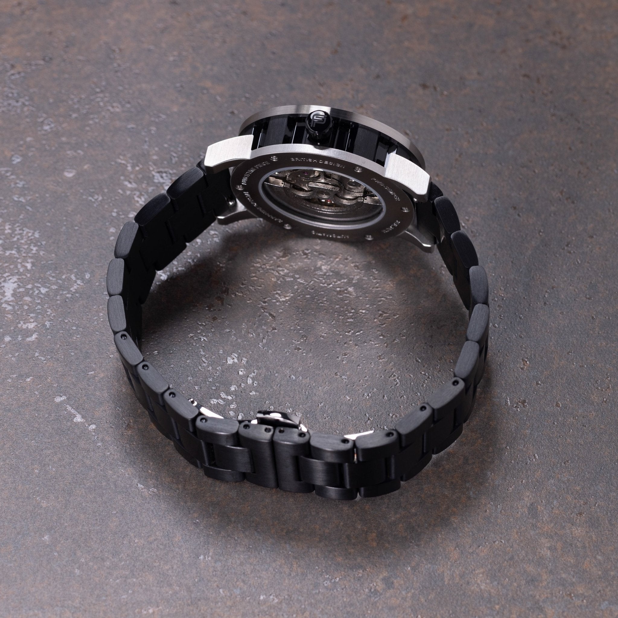 Mens Black Automatic Watch - Black Stainless Steel Strap l PUNCH - PUNCH Watch & Eyewear - Punch Watch Design