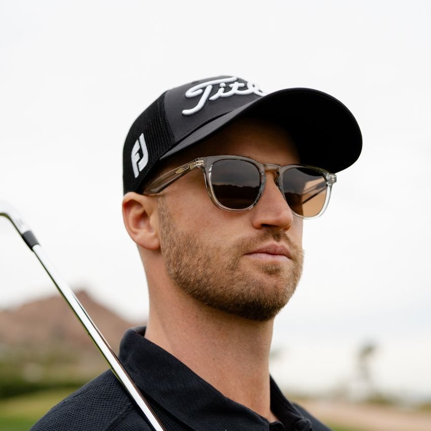 WYNDHAM Men's Golf Special Edition Sunglasses in Crystal Ice Grey by WMP Eyewear - PUNCH Watch & Eyewear - WMP Eyewear