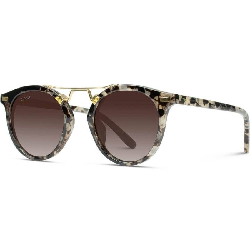 SKYLER Double Bridge Women's Sunglasses in Beige Tortoise by WMP Eyewear - PUNCH Watch & Eyewear - WMP Eyewear