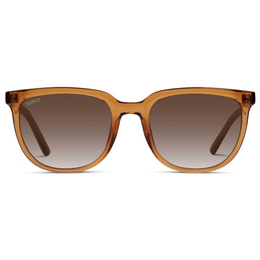 ABNER Unisex Polarized Sunglasses in Crystal Brown by WMP Eyewear - PUNCH Watch & Eyewear - WMP Eyewear