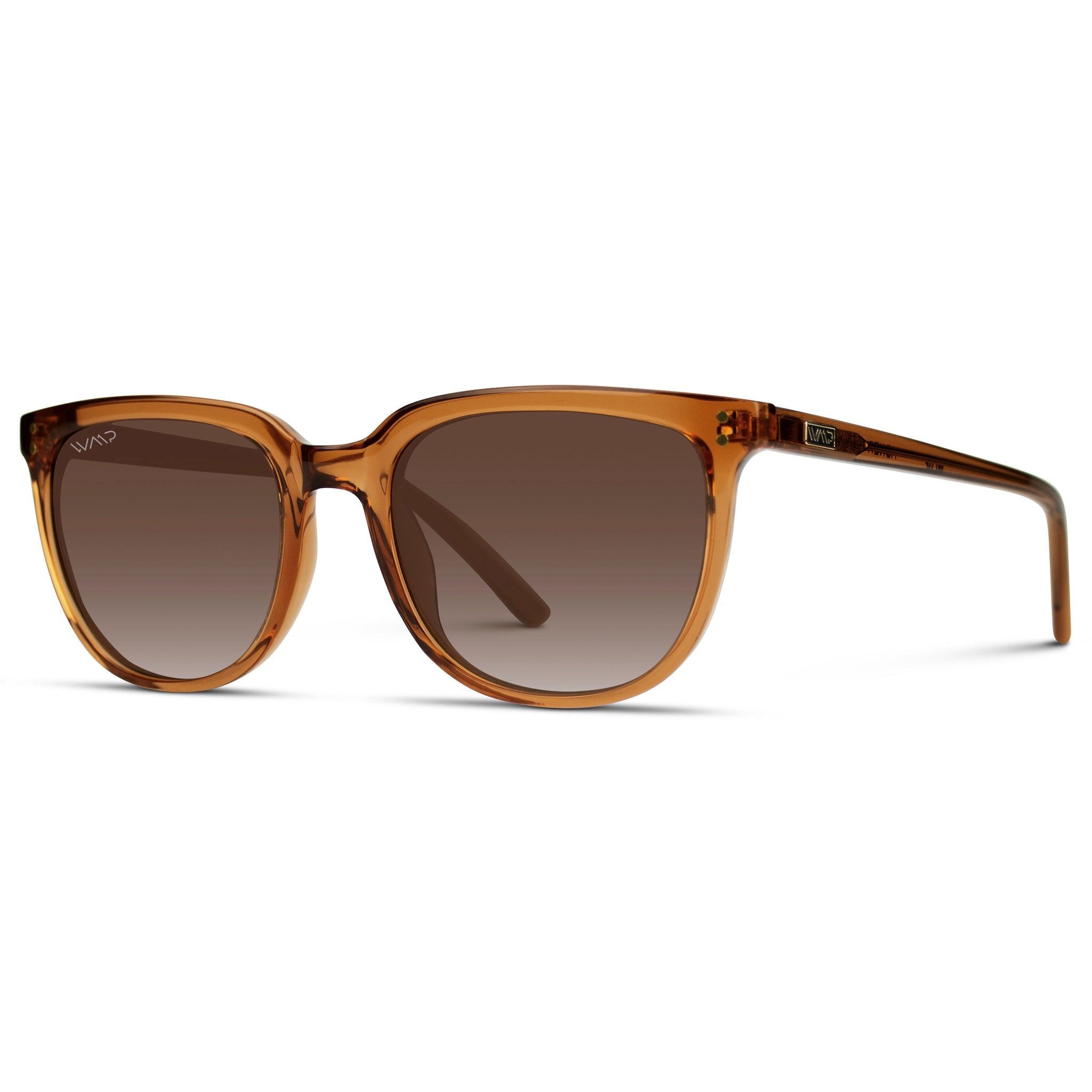 ABNER Unisex Polarized Sunglasses in Crystal Brown by WMP Eyewear - PUNCH Watch & Eyewear - WMP Eyewear