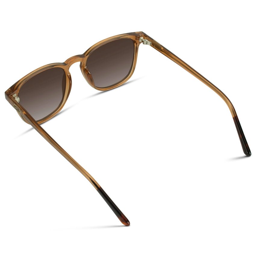 NICK Polarized Men's l Women's Sunglasses in Crystal Brown by WMP Eyewear - PUNCH Watch & Eyewear - WMP Eyewear