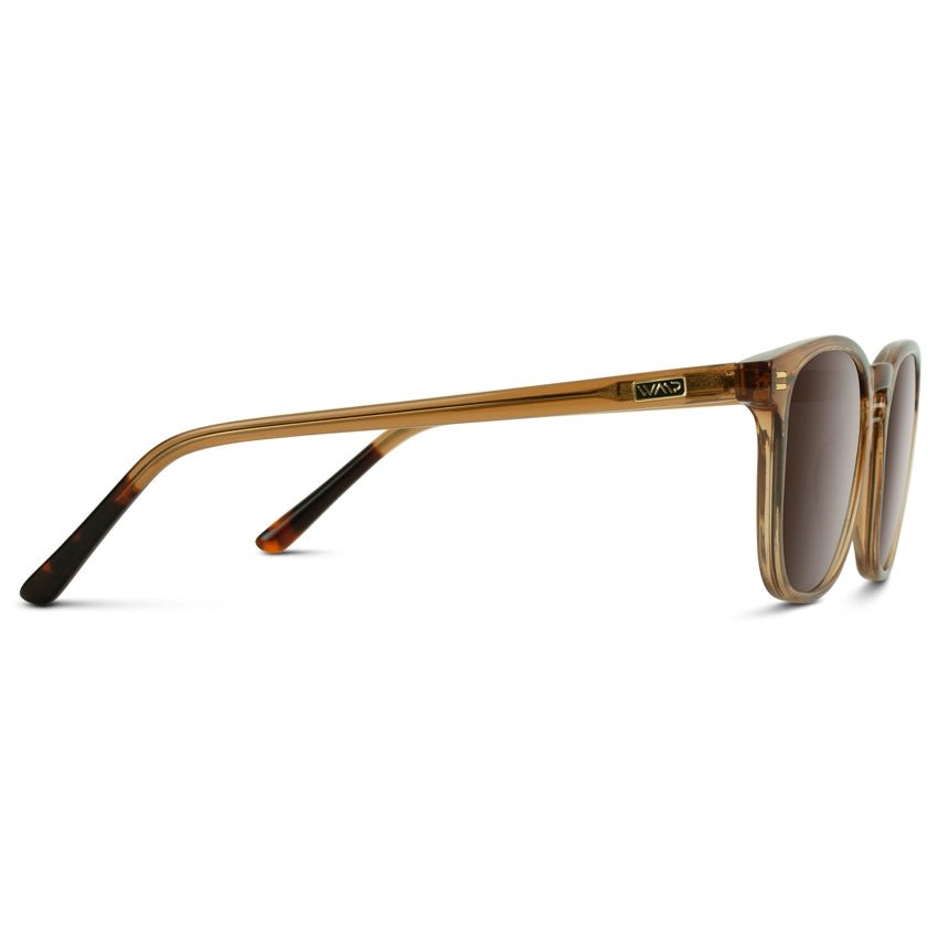 NICK Polarized Men's l Women's Sunglasses in Crystal Brown by WMP Eyewear - PUNCH Watch & Eyewear - WMP Eyewear