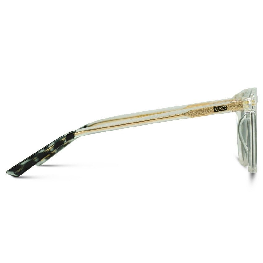 NICK Polarized Men's l Women's Sunglasses in Glossy Clear by WMP Eyewear - PUNCH Watch & Eyewear - WMP Eyewear