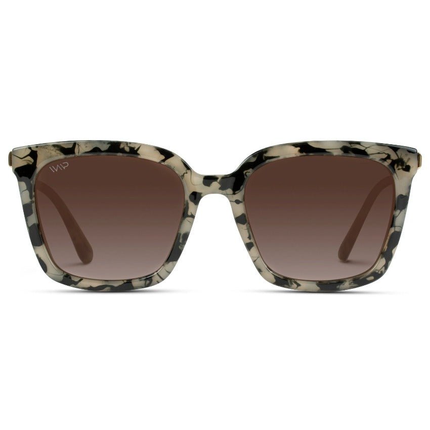 MADISON Oversized Women's Sunglasses in Beige Tortoise by WMP Eyewear - PUNCH Watch & Eyewear - WMP Eyewear