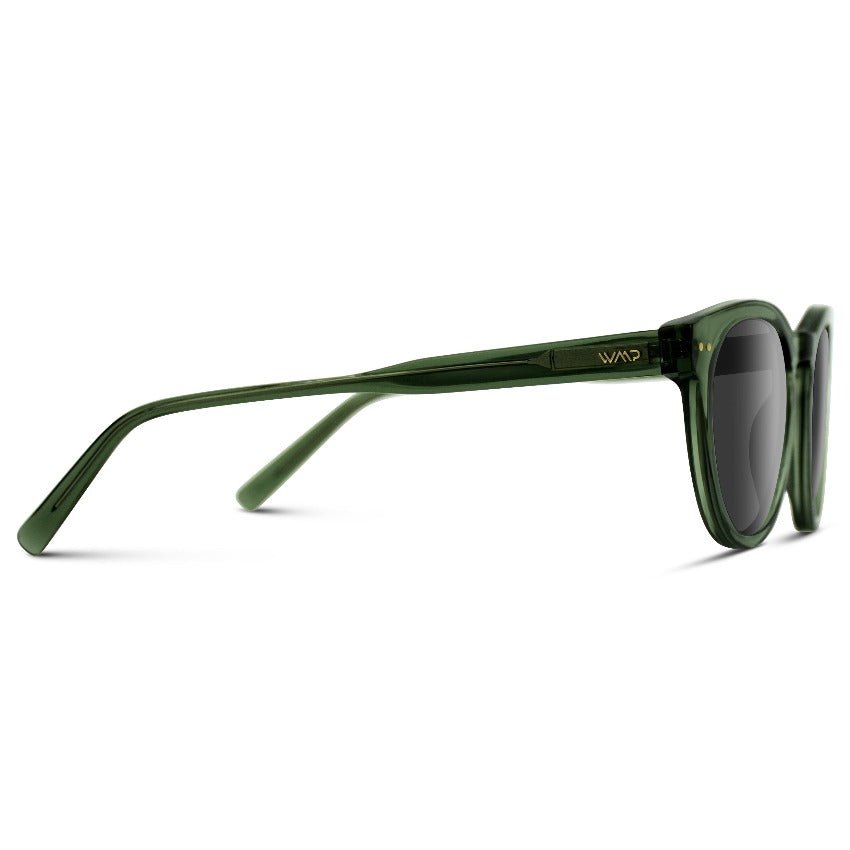 TATE Retro Round Unisex Sunglasses in Emerald Green by WMP Eyewear - PUNCH Watch & Eyewear - WMP Eyewear