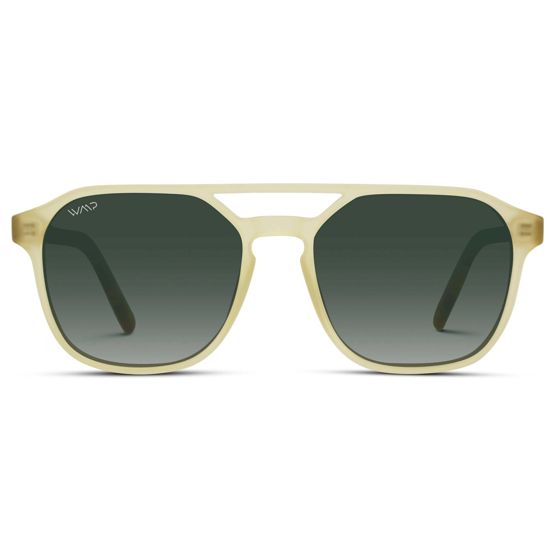 HUNTER Men's Double Bridge Aviator Sunglasses in Tortoise Champagne by WMP Eyewear - PUNCH Watch & Eyewear 