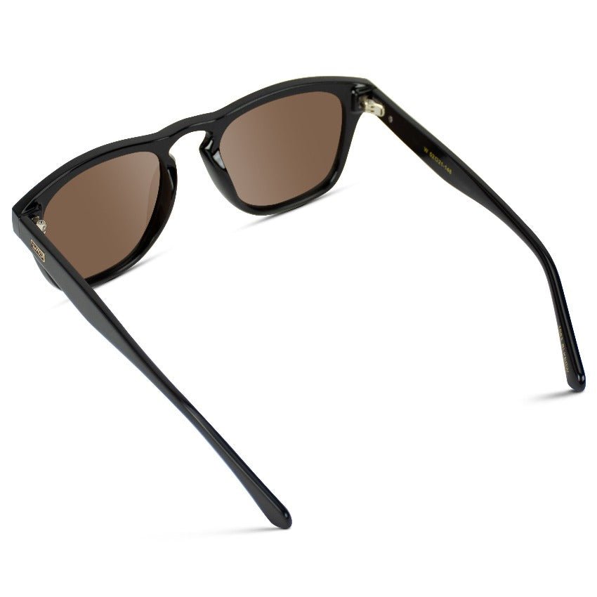 DASH Modern Unisex Sunglasses in Glossy Black by WMP Eyewear - PUNCH Watch & Eyewear - WMP Eyewear
