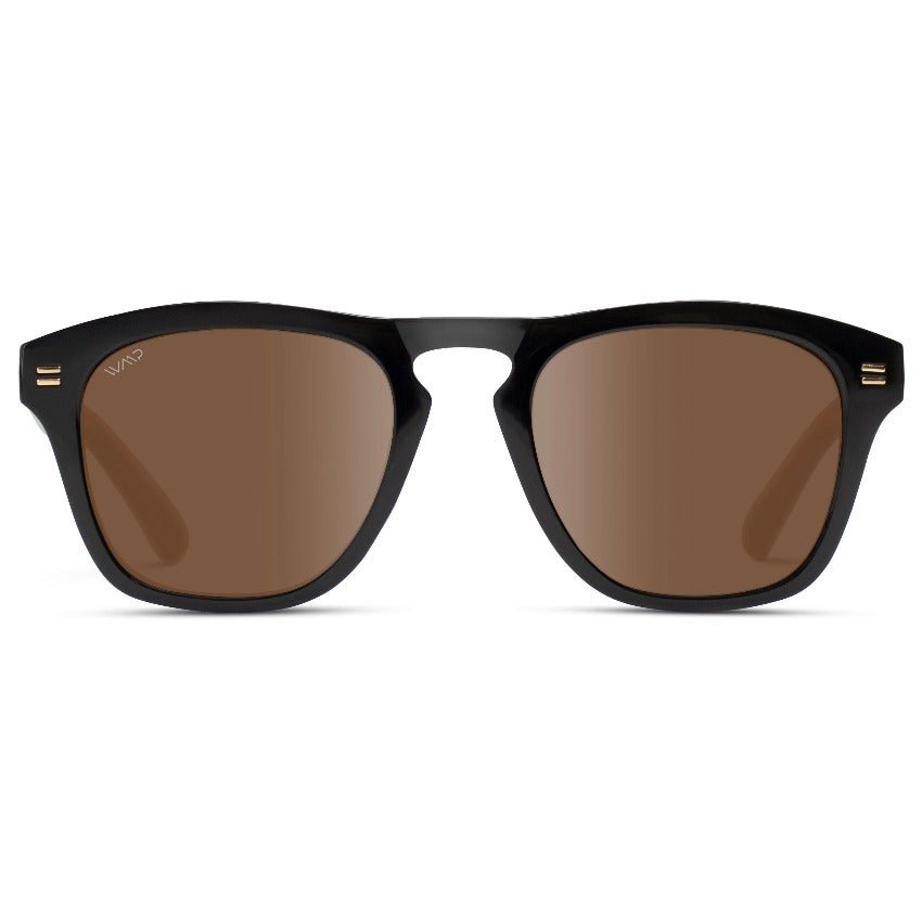 DASH Modern Unisex Sunglasses in Glossy Black by WMP Eyewear - PUNCH Watch & Eyewear - WMP Eyewear