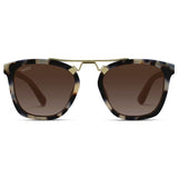 DEMI Oversized Women's Sunglasses in Beige Tortoise by WMP Eyewear