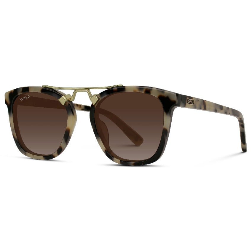 DEMI Oversized Women's Sunglasses in Beige Tortoise by WMP Eyewear - PUNCH Watch & Eyewear - WMP Eyewear