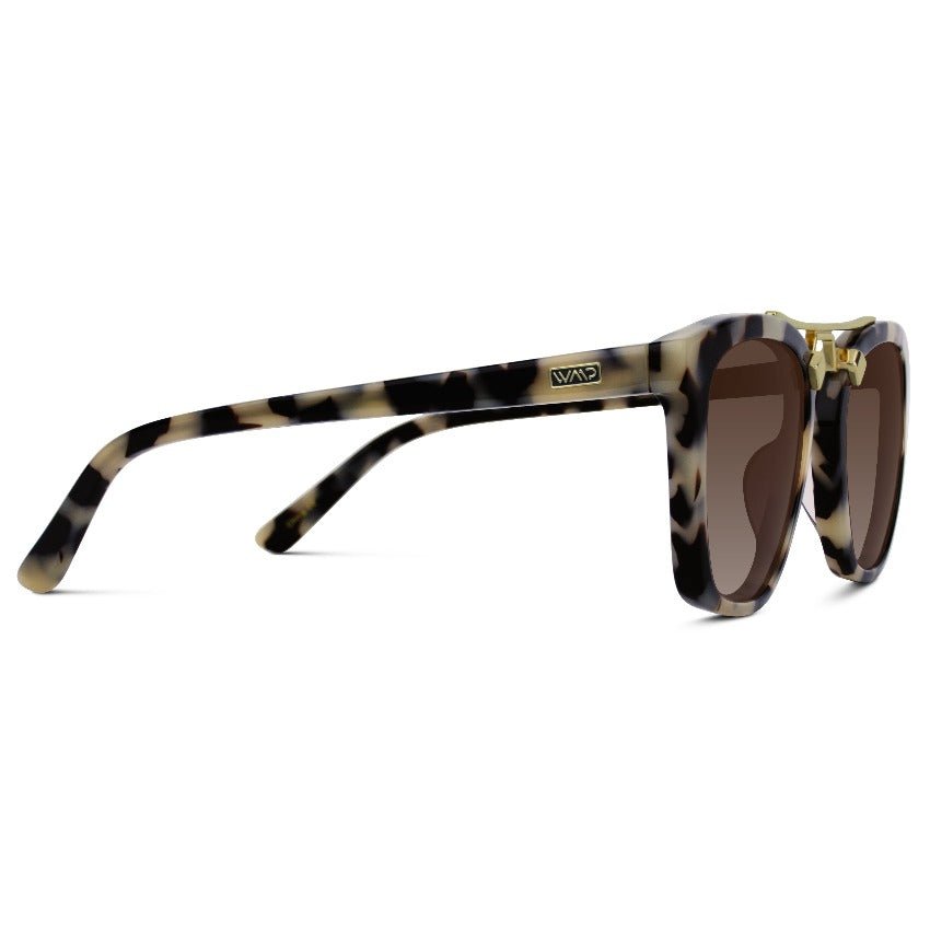 DEMI Oversized Women's Sunglasses in Beige Tortoise by WMP Eyewear - PUNCH Watch & Eyewear - WMP Eyewear