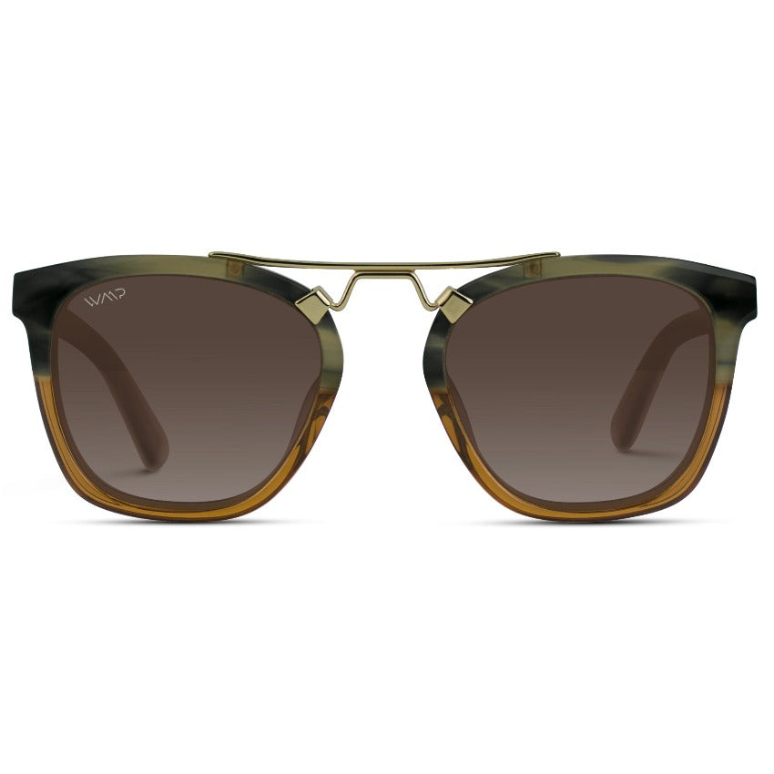 DEMI Oversized Women's Sunglasses in Desert Sage by WMP Eyewear - Punch Watch Design 